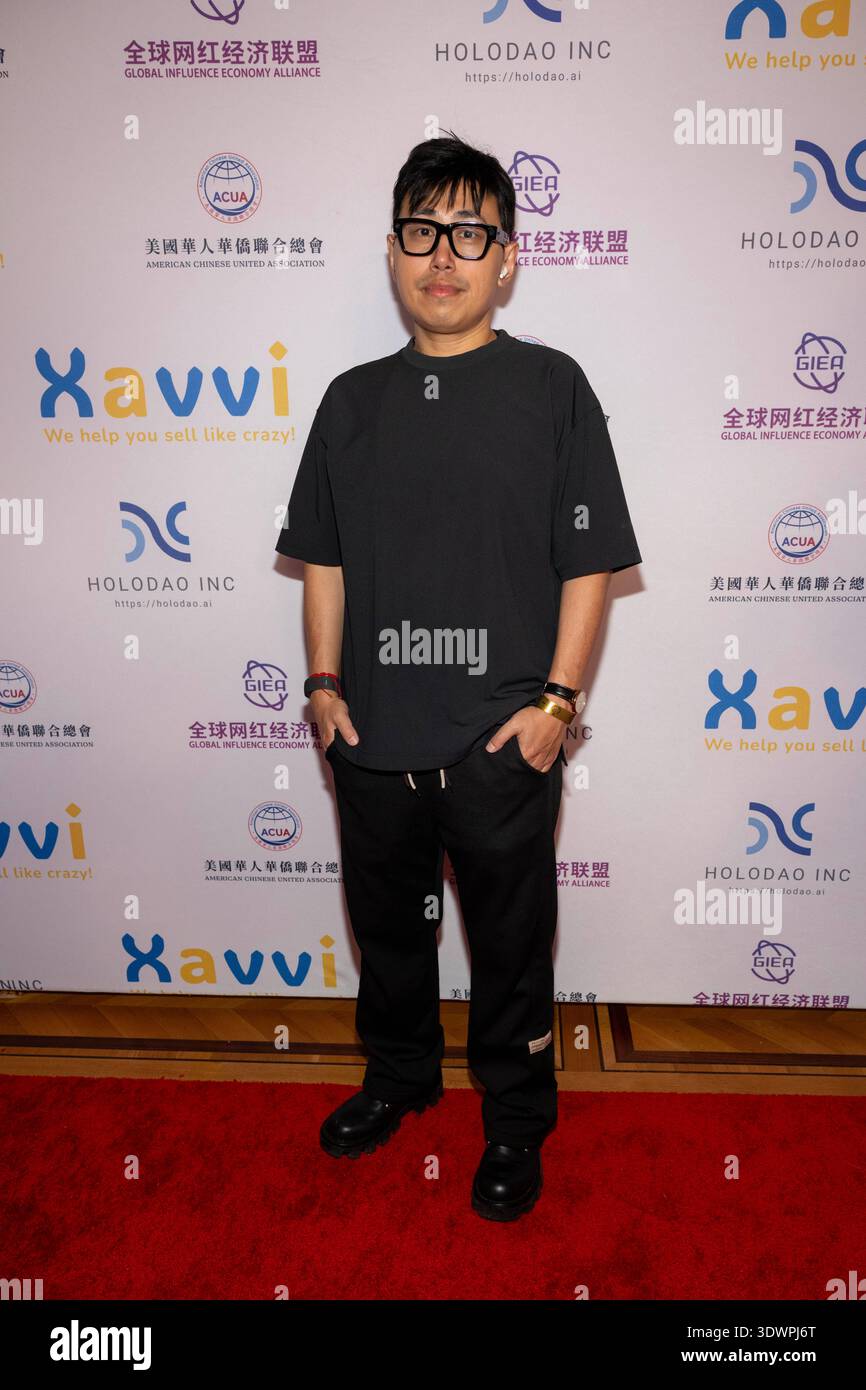 USA. 26th Feb, 2026. Acee Ventures Guo Zhi Wang attends 2026 XAVVI ...