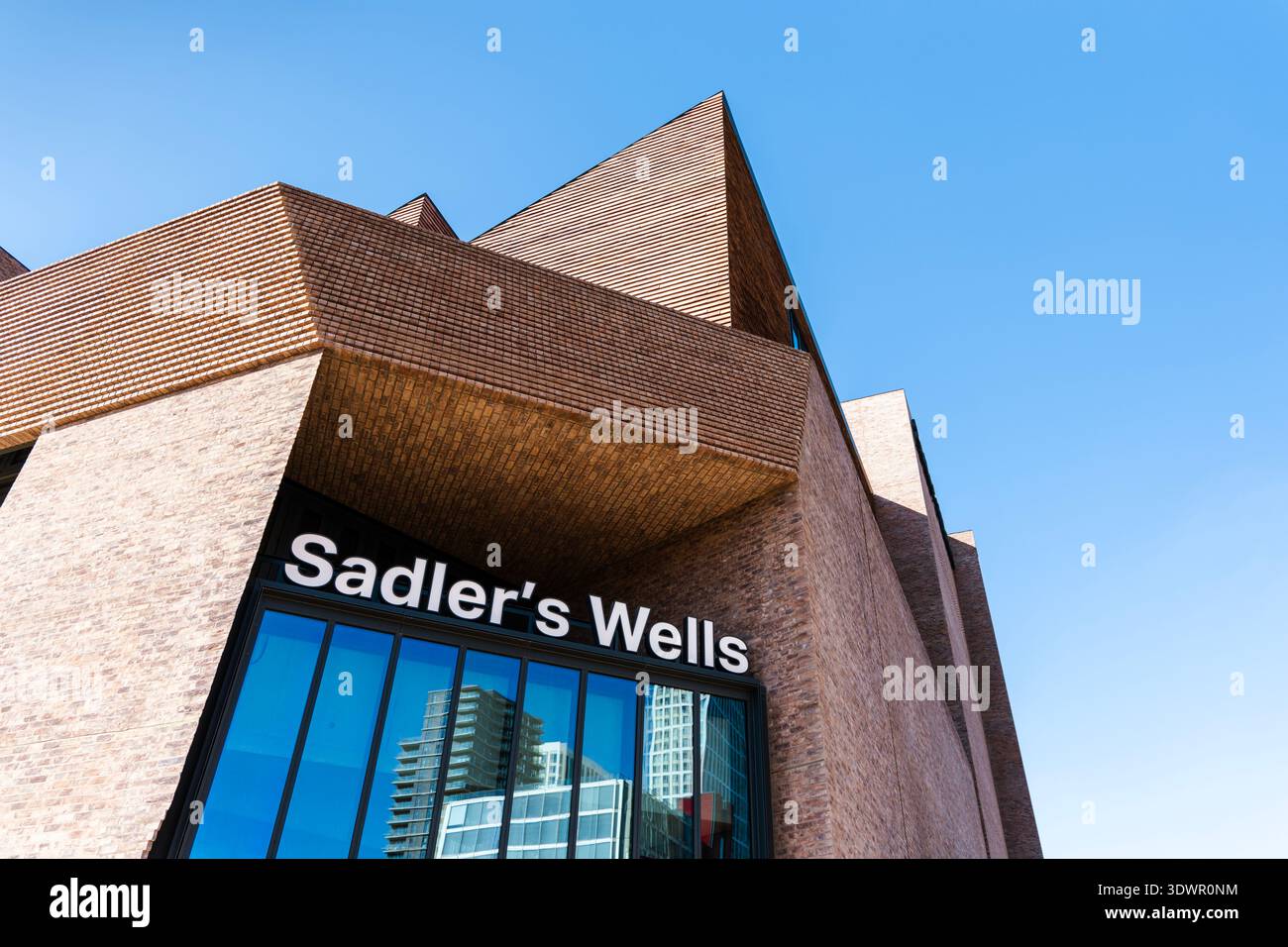 Sadler's Wells East theatre building on the East Bank, Stratford, London, England Stock Photo