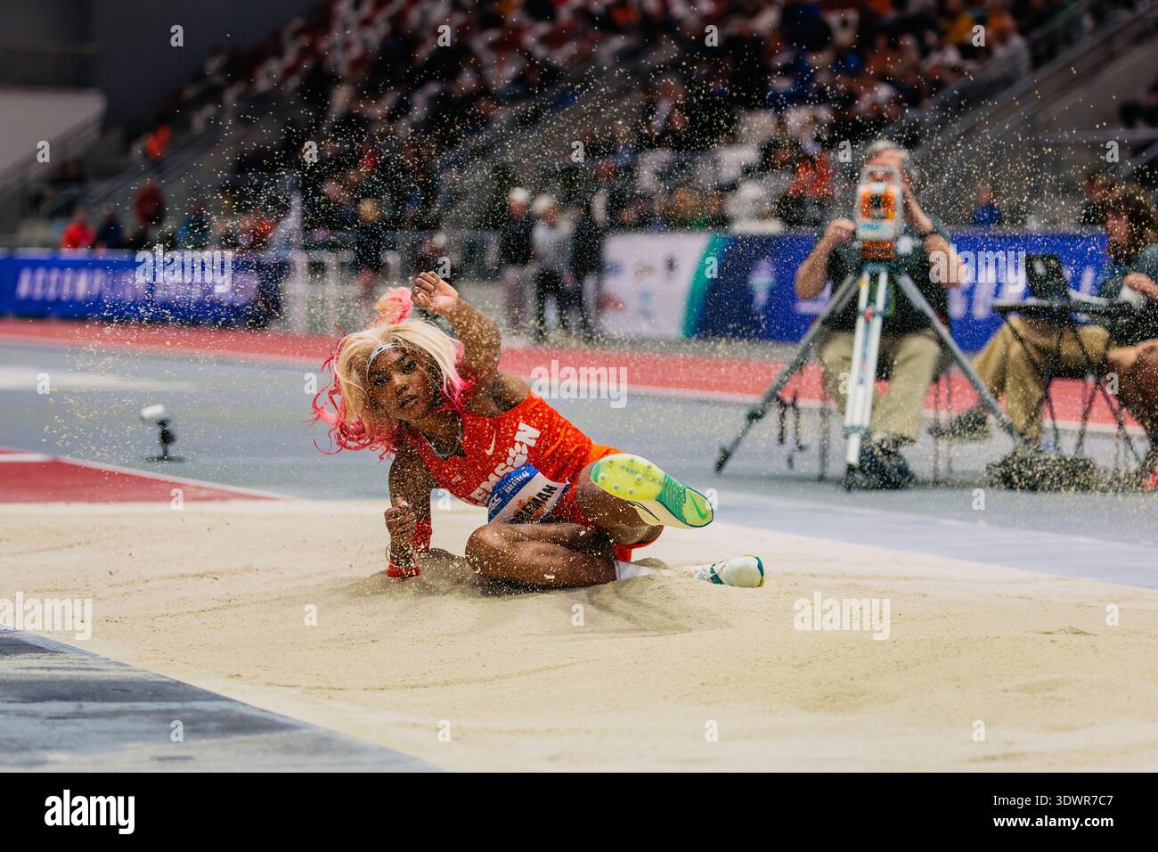 Boston, USA. 27 February, 2026. Clemson University’s Shontae Foreman ...