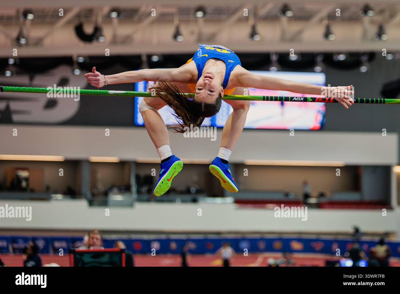 Boston, USA. 27 February, 2026. Alesia Rengle competes for University ...