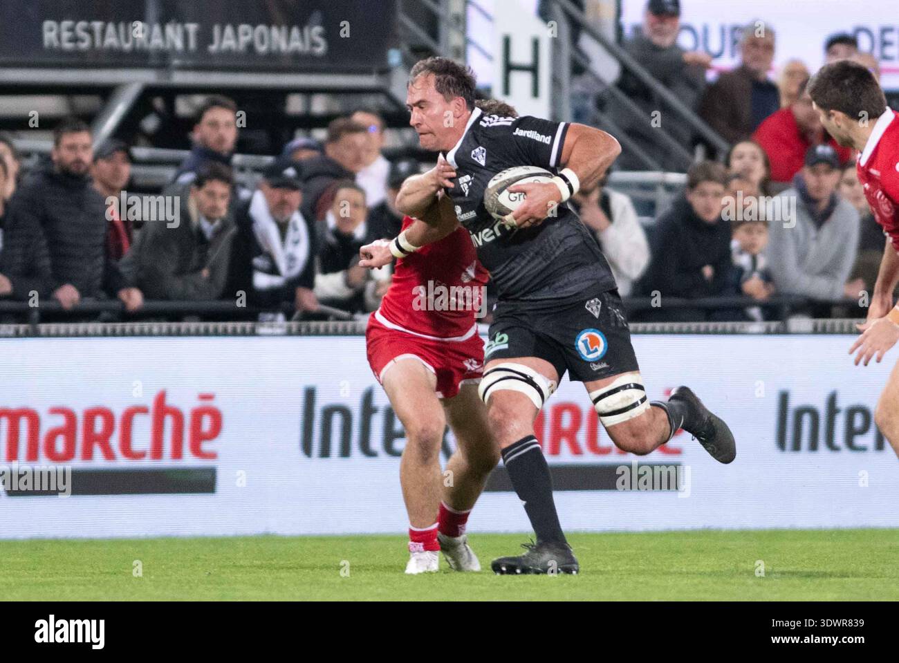 Hendrik Venter of Brive during the Pro D2 match between Brive and Dax ...