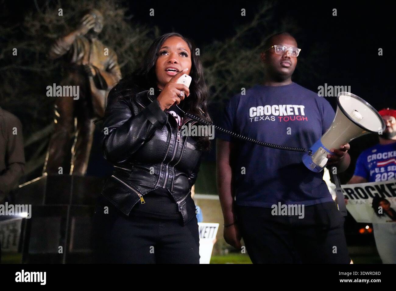 Primary candidate for U.S. Senate Rep. Jasmine Crockett, D-Texas ...