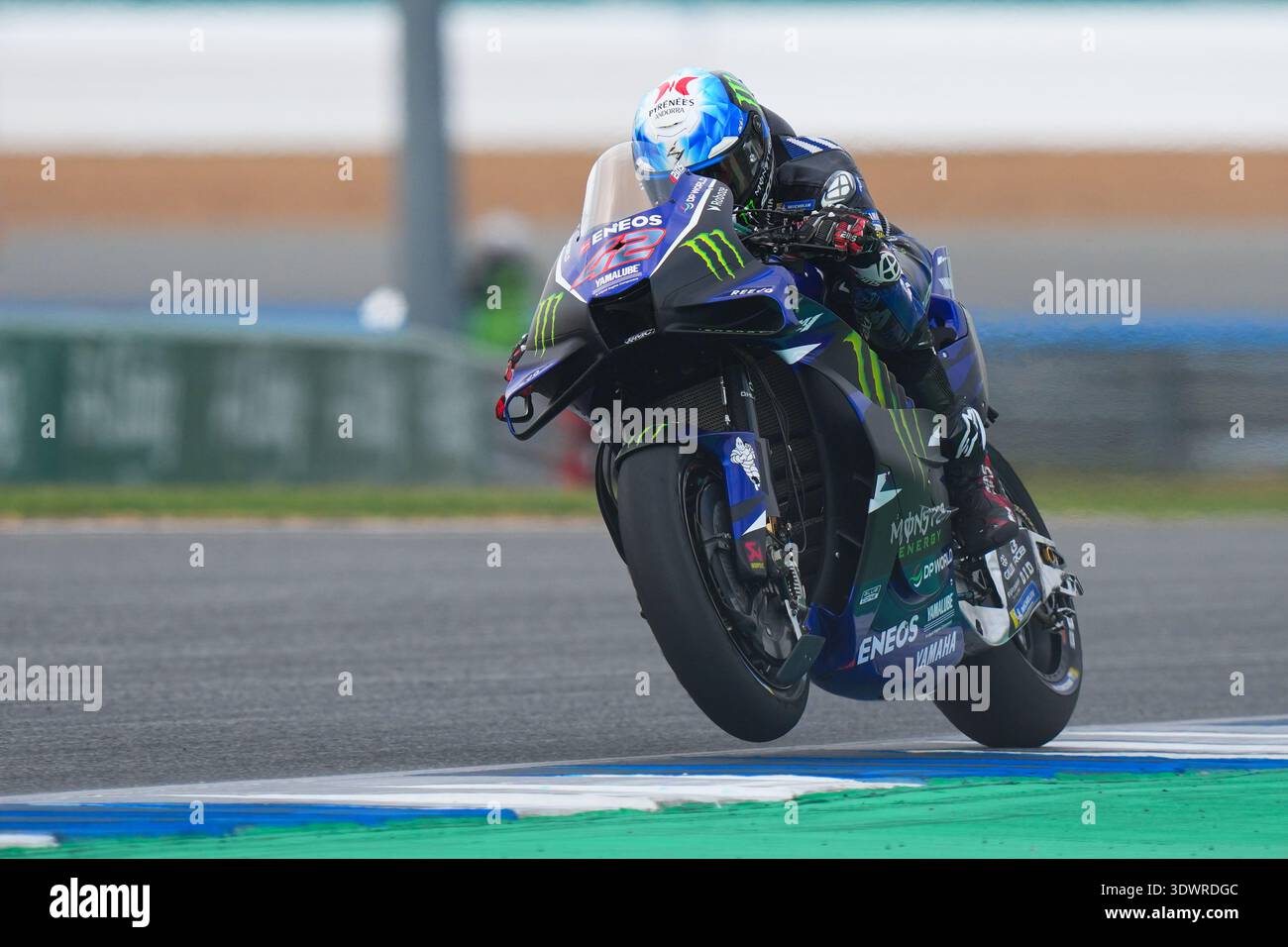 Álex Rins of Monster Energy Yamaha MotoGP Team rides during the MotoGP ...