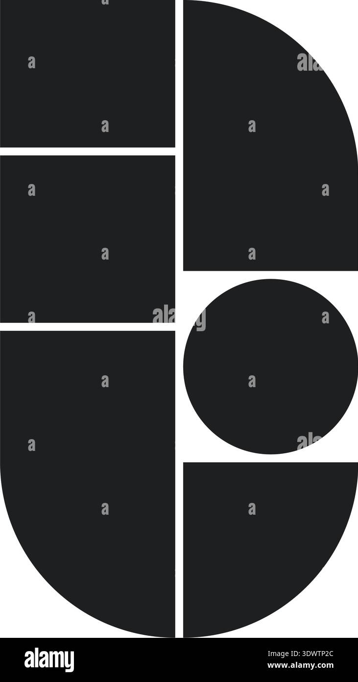 Collage panel. Storyboard layout panel. Manga comic book blank template. Empty page frame for photo collage. Rounded rectangle gallery mockup. Vector Stock Vector