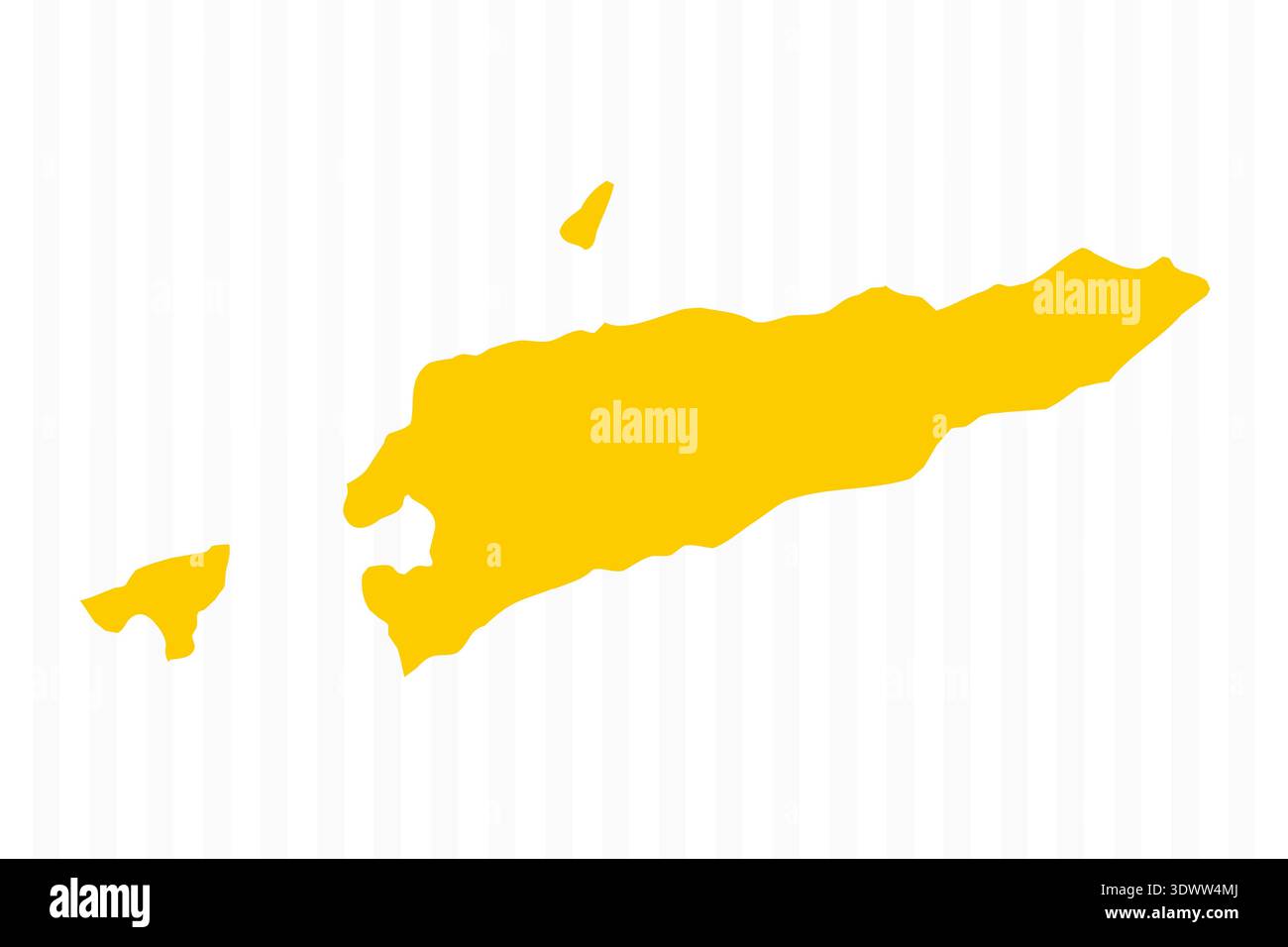 High Quality Yellow East Timor Map, vector editable design, can be used for business or presentation design. Stock Vector
