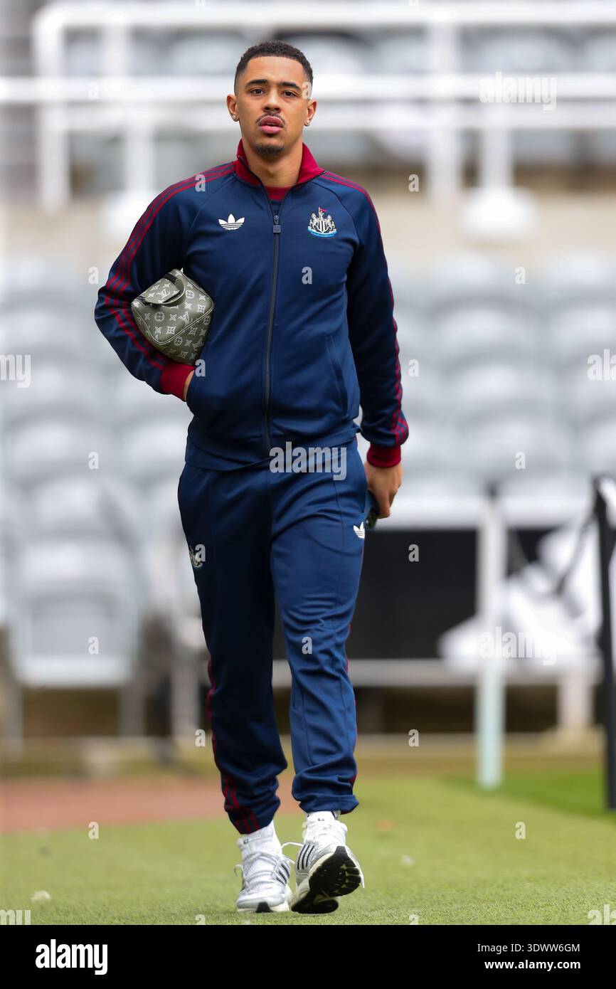 Jacob Ramsay Jacob Ramsey Of Newcastle United Arrives during the Newcastle United v ...