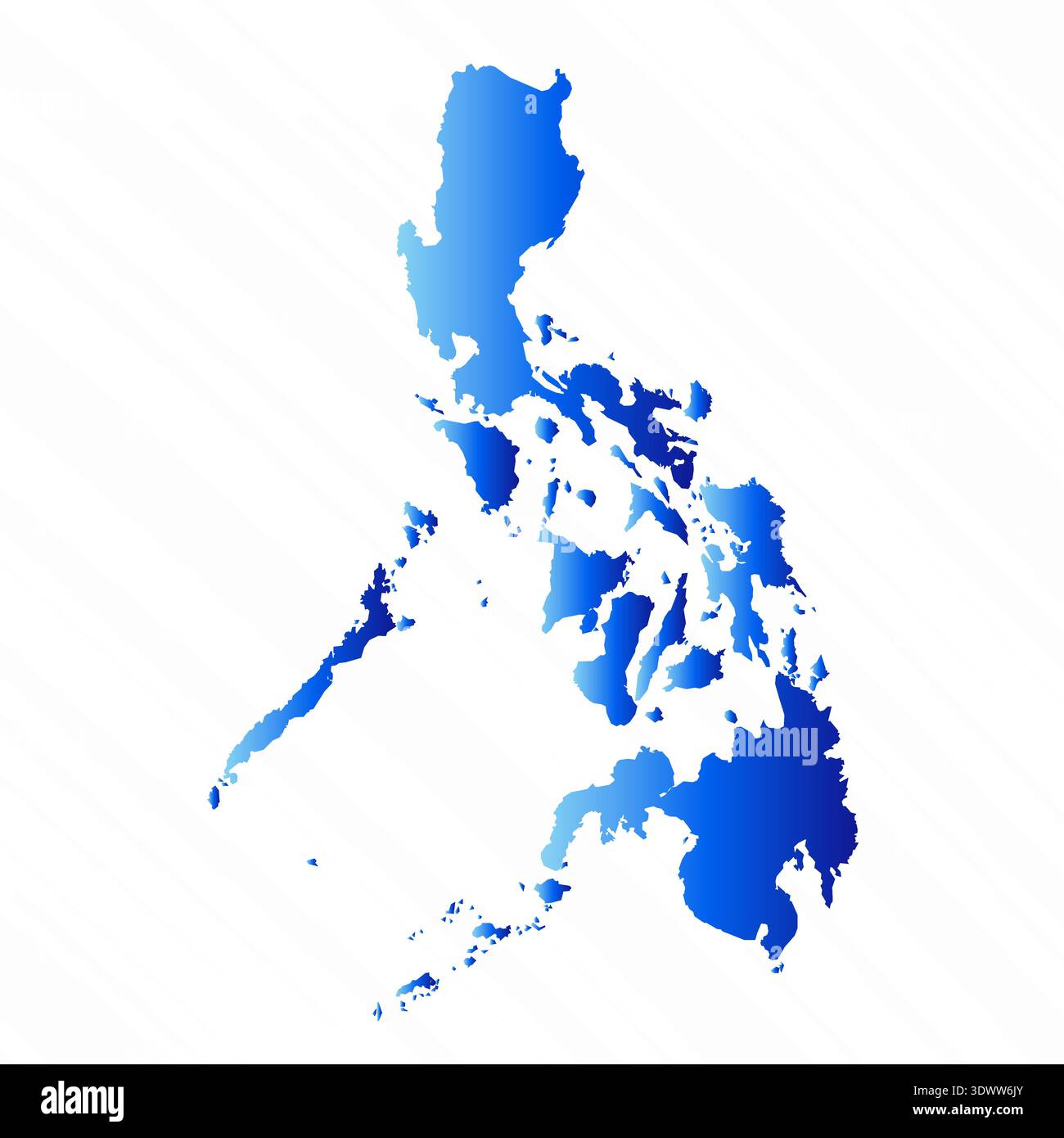 Gradient Simple Philippines Map Background, vector editable design, can be used for business or presentation design. Stock Vector