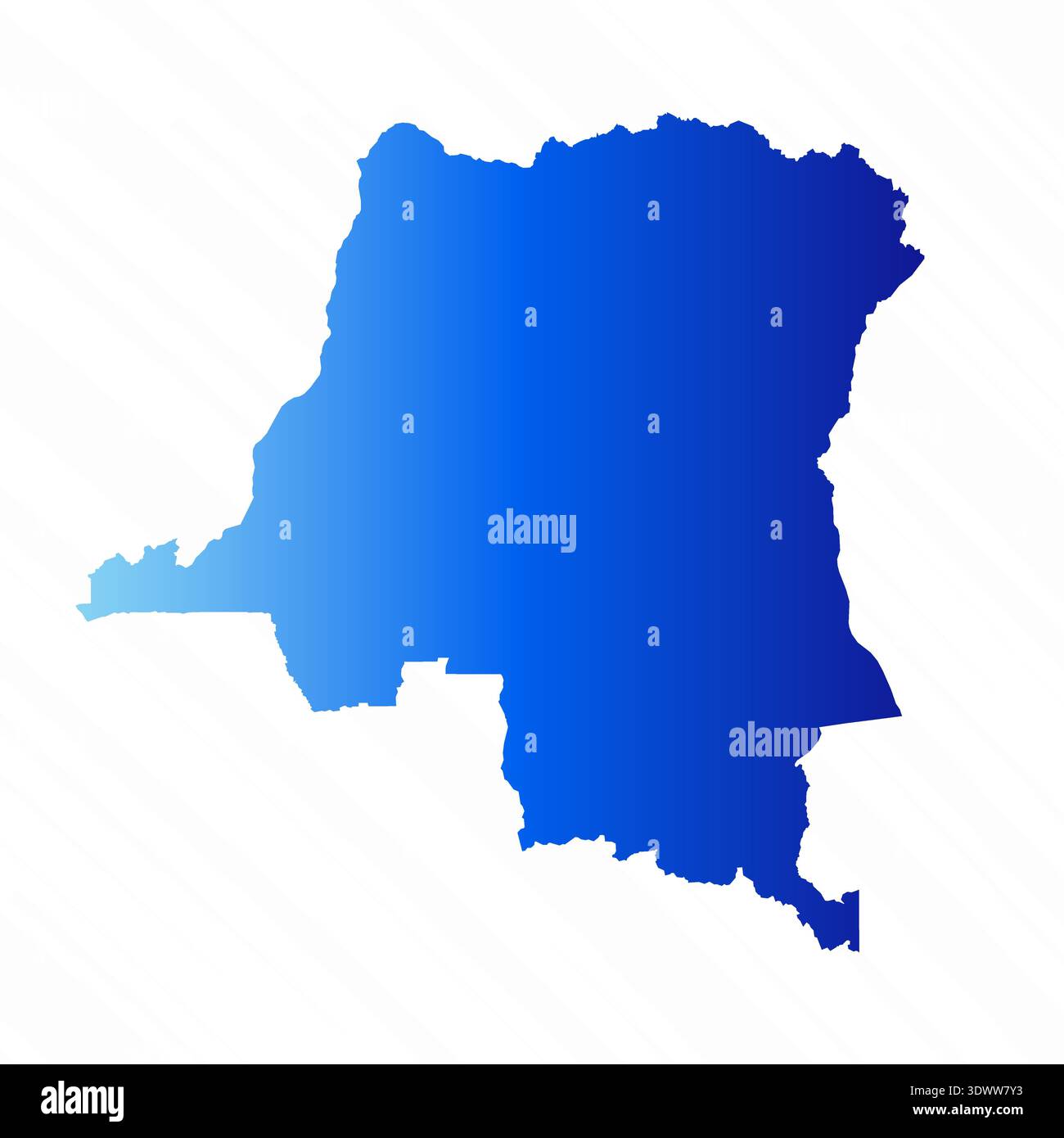 Gradient Simple Democratic Republic Of The Congo Map Background, vector ...