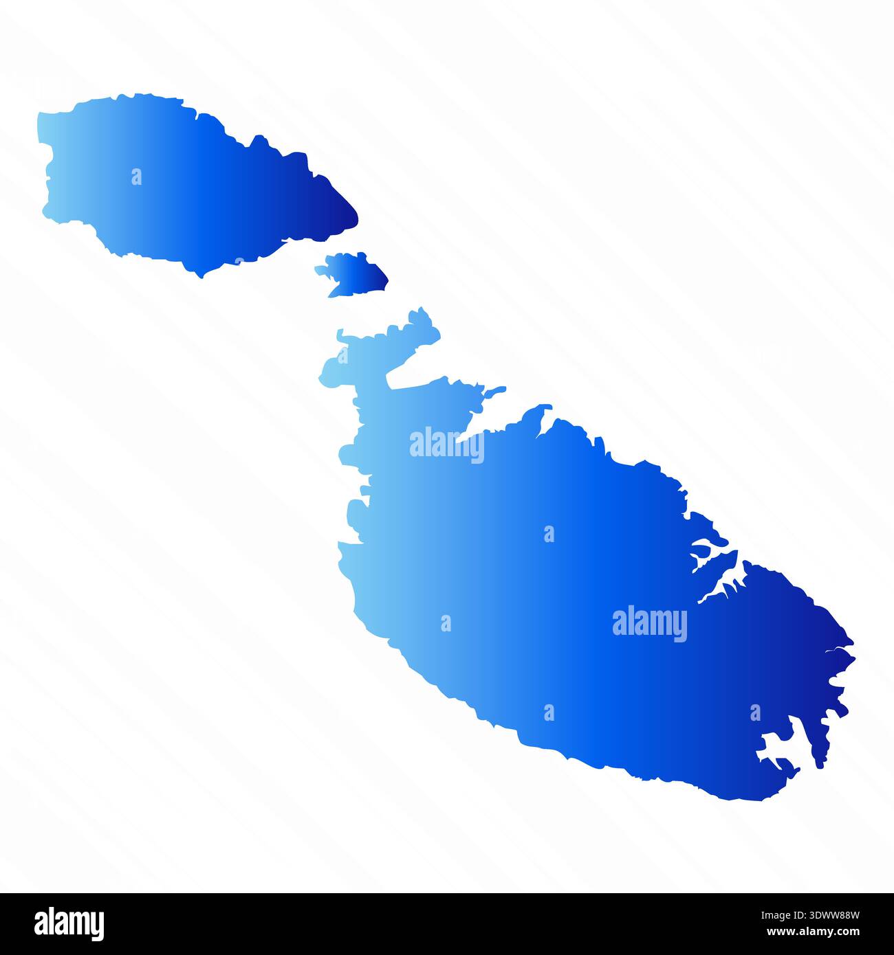 Gradient Simple Malta Map Background, vector editable design, can be used for business or presentation design. Stock Vector