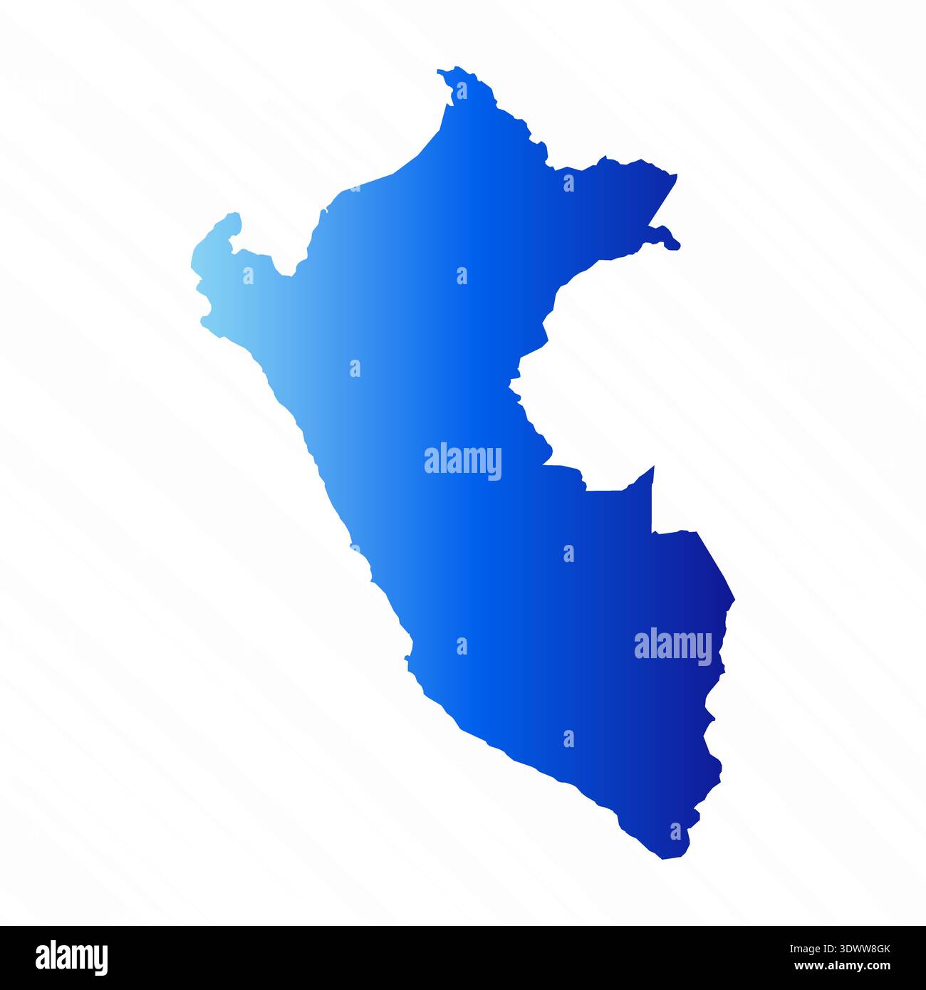 Gradient Simple Peru Map Background, vector editable design, can be used for business or presentation design. Stock Vector