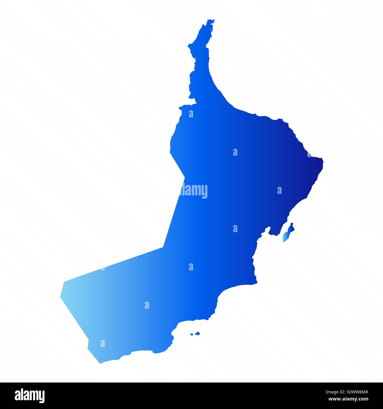 Gradient Simple Oman Map Background, vector editable design, can be used for business or presentation design. Stock Vector