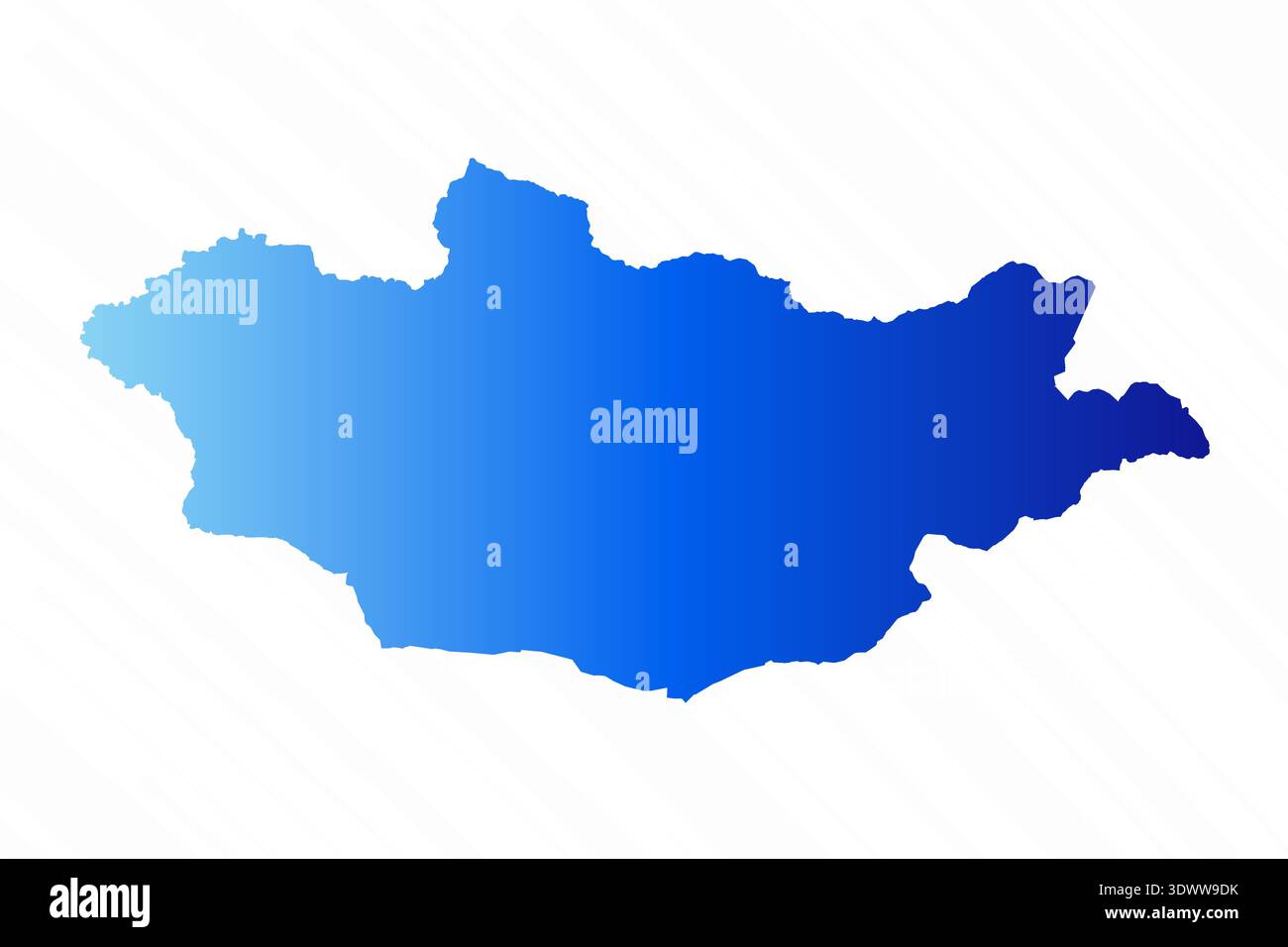 Gradient Simple Mongolia Map Background, vector editable design, can be used for business or presentation design. Stock Vector