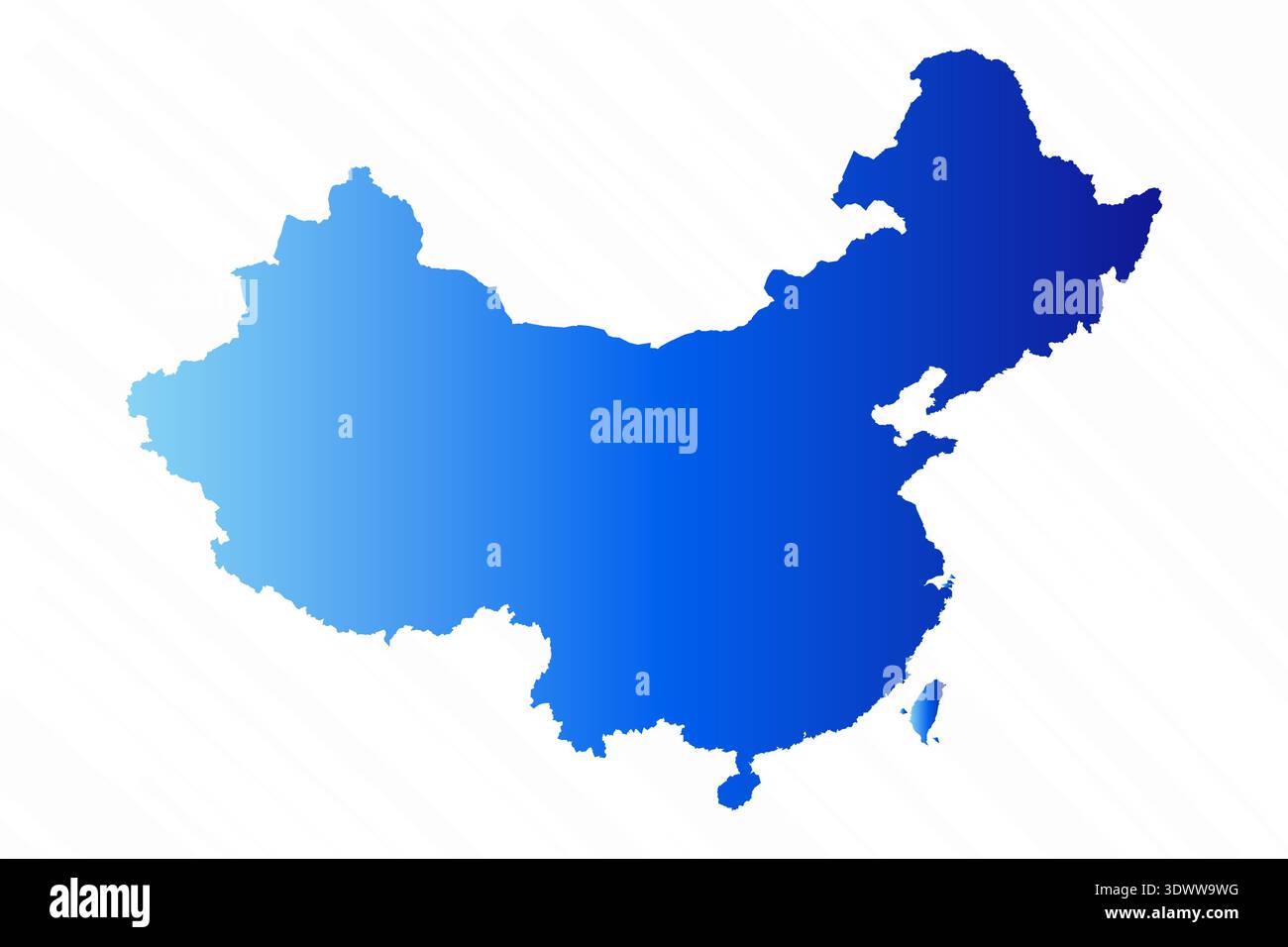 Gradient Simple China Map Background, vector editable design, can be used for business or presentation design. Stock Vector