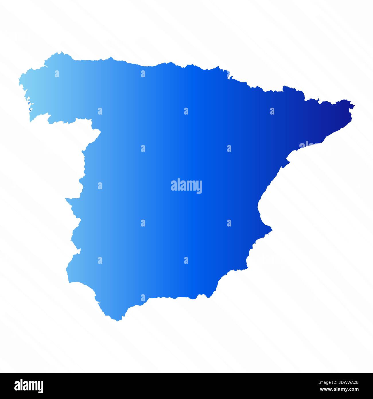 Gradient Simple Spain Map Background, vector editable design, can be used for business or presentation design. Stock Vector
