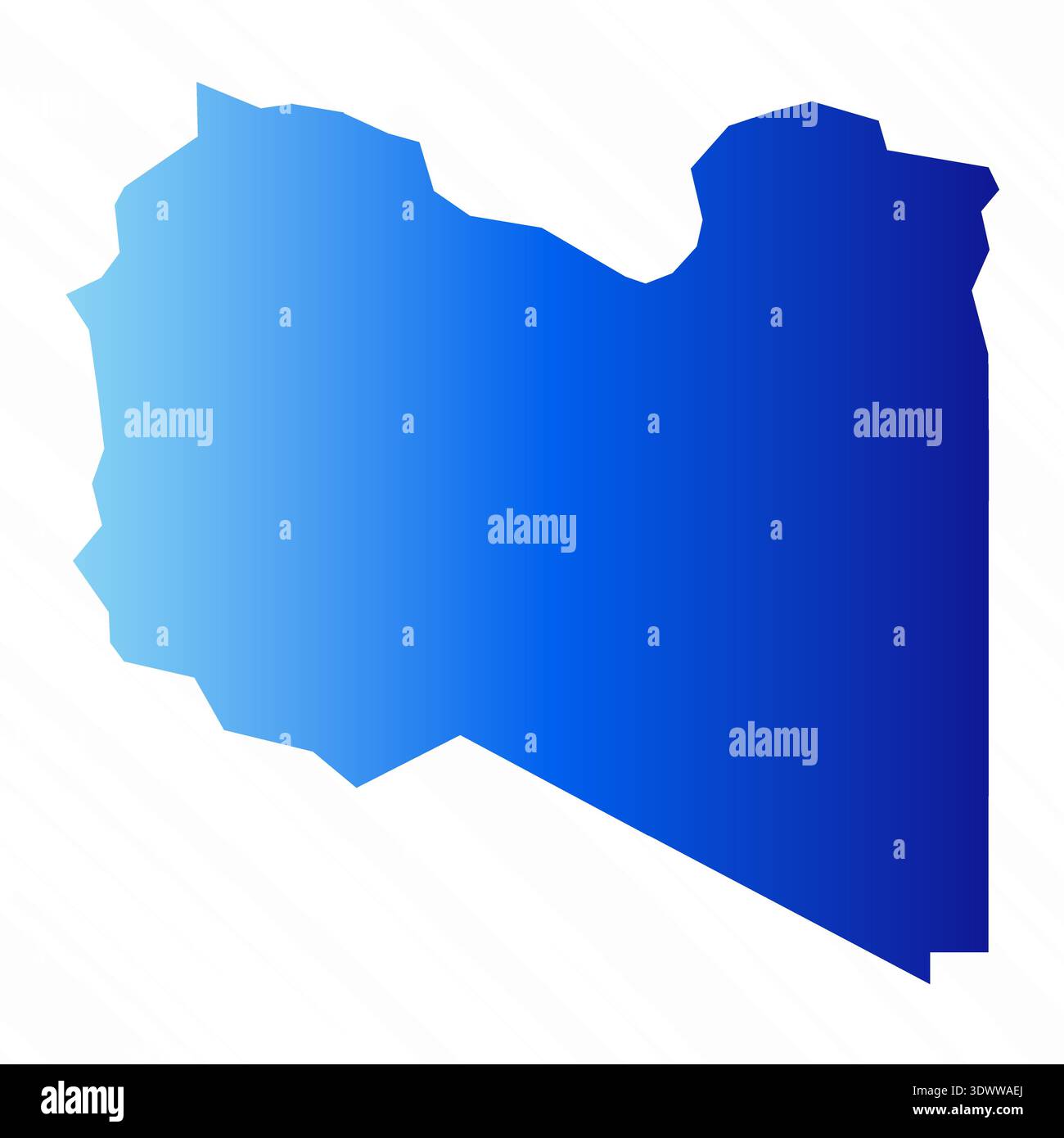 Gradient Simple Libya Map Background, vector editable design, can be used for business or presentation design. Stock Vector