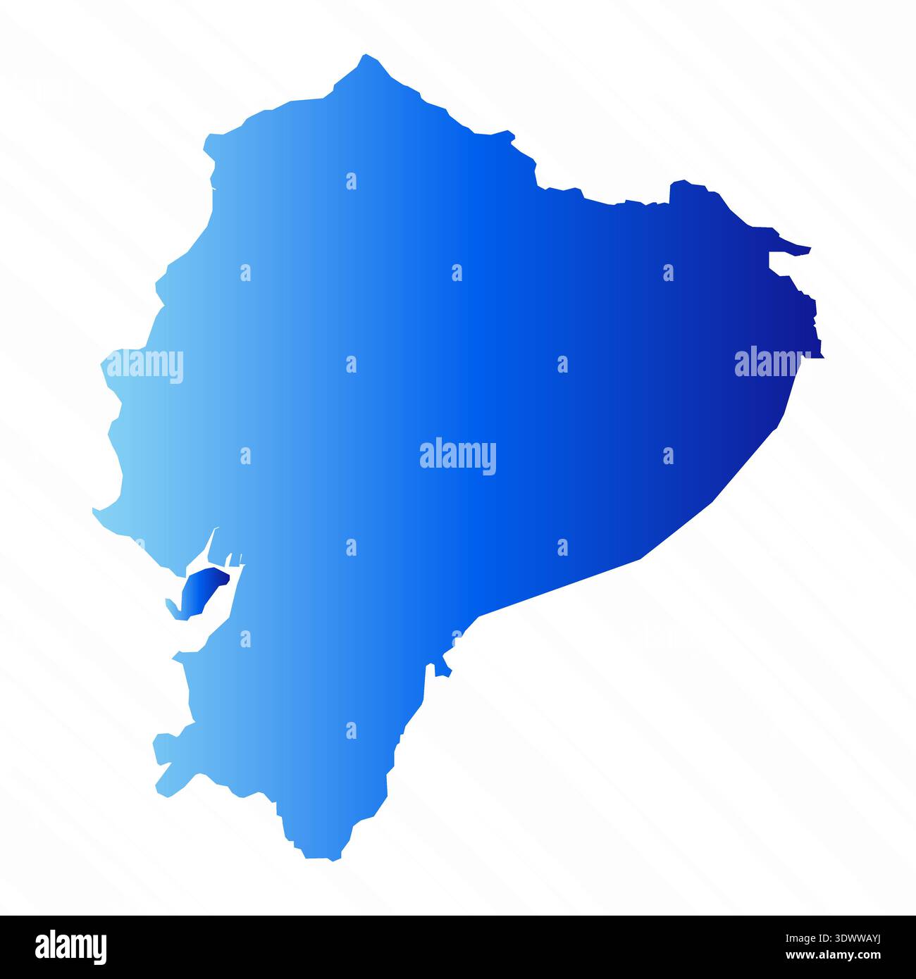 Gradient Simple Ecuador Map Background, vector editable design, can be used for business or presentation design. Stock Vector