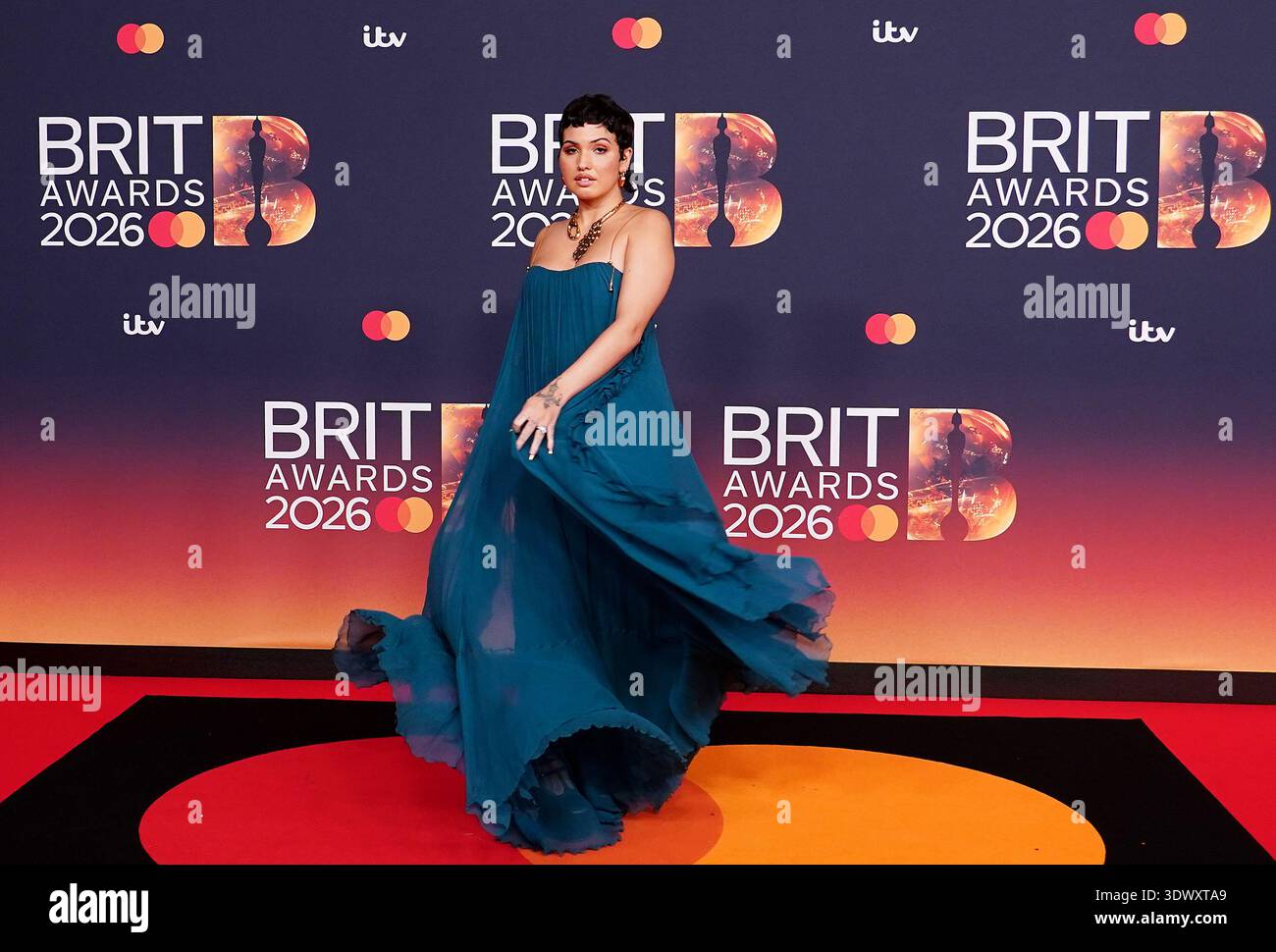 Mabel Manchester Mabel attending the Brit Awards 2026 at Co-op Live, Manchester. Picture ...