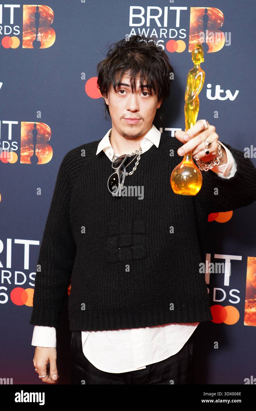 Max Bassin of Geese with the International Group of the Year award ...