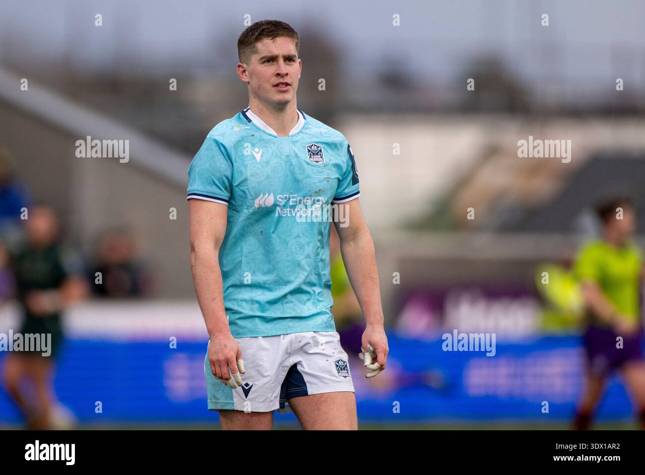 Dan Lancaster of Glasgow Warriors during the United Rugby Championship ...