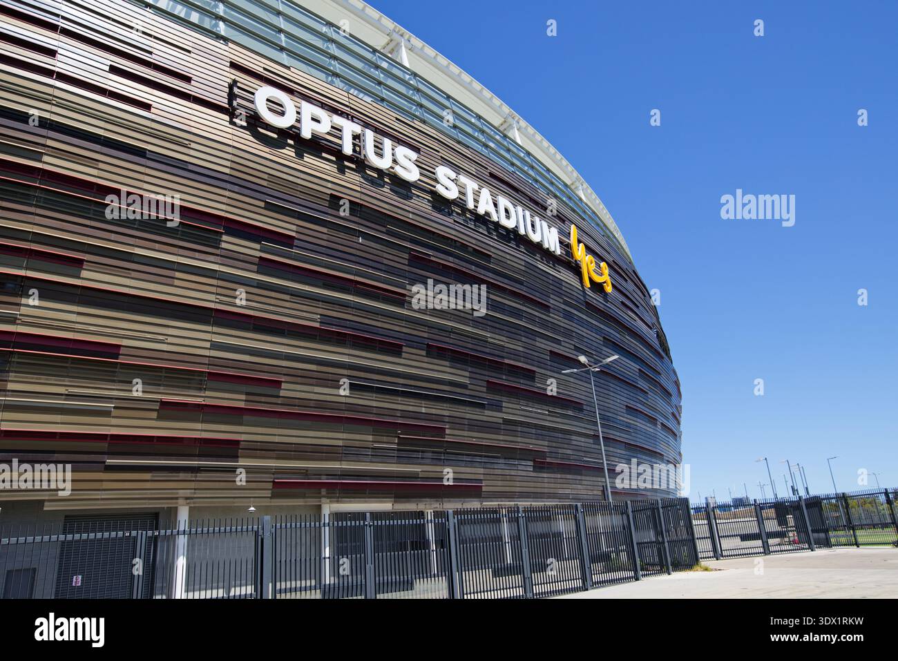 A general view of Perth Australia also known as Optus Stadium before ...