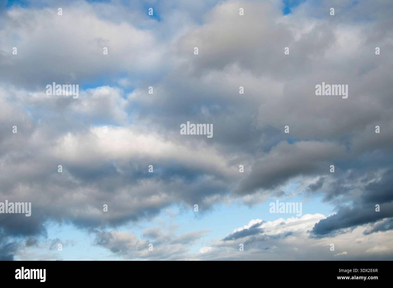 Sky and clouds. Clouds in the sky. Dramatic sky background. Before storm sky. Stock Photo