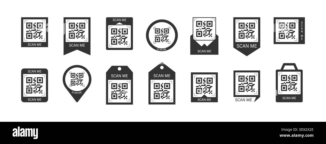 Scan me Frame. Mobile payment by phone camera Scan in Frame with ...