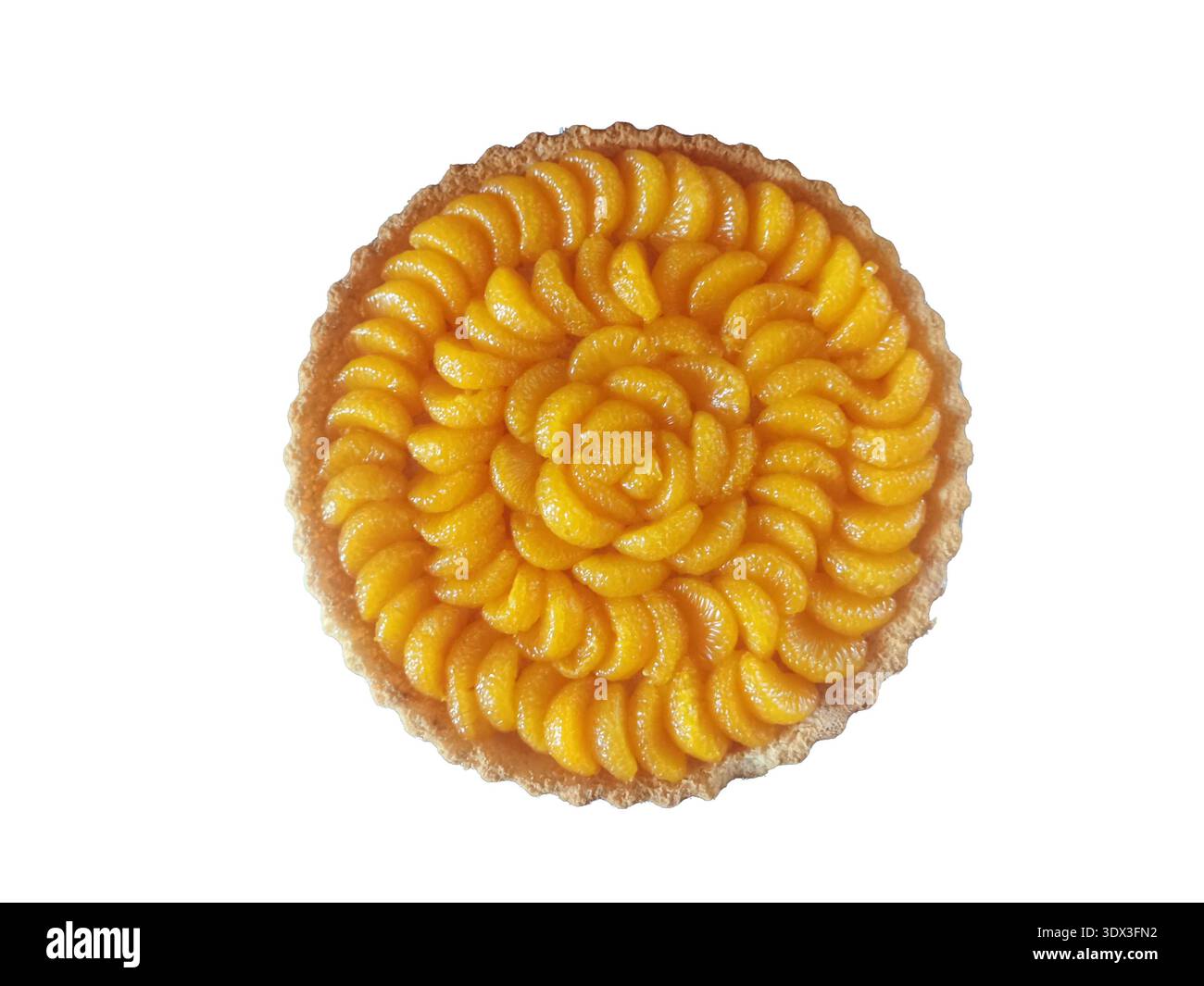 Mandarinentorte Stock Photo