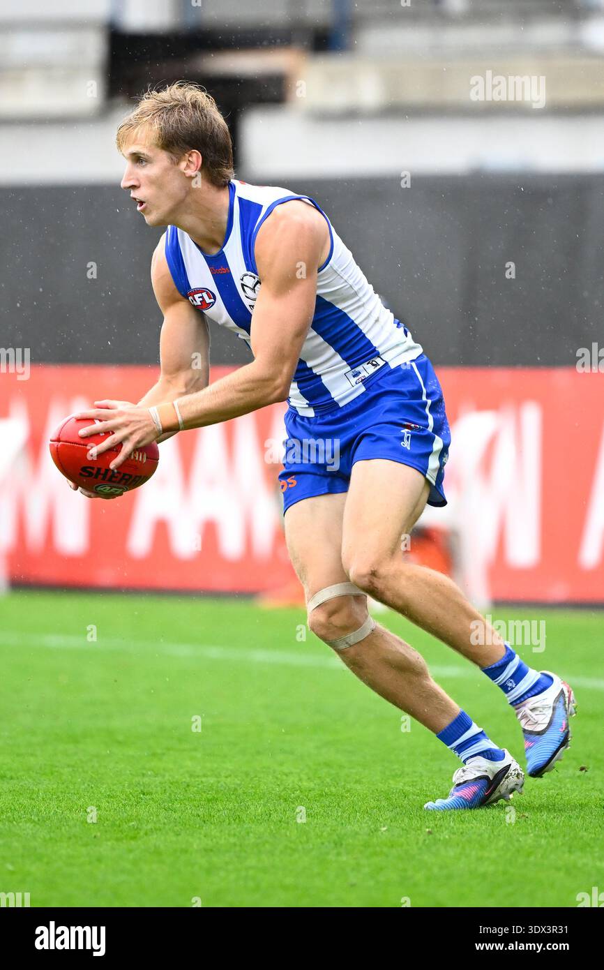Dylan Stephens Dylan Stephens of the Kangaroos in action during the AFL Community ...