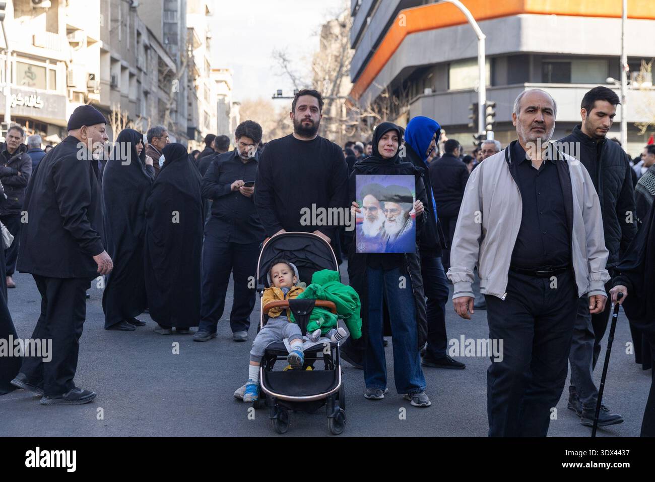 Khamenei Supporters Supporters of the Islamic Republic of Iran gather in the streets to ...