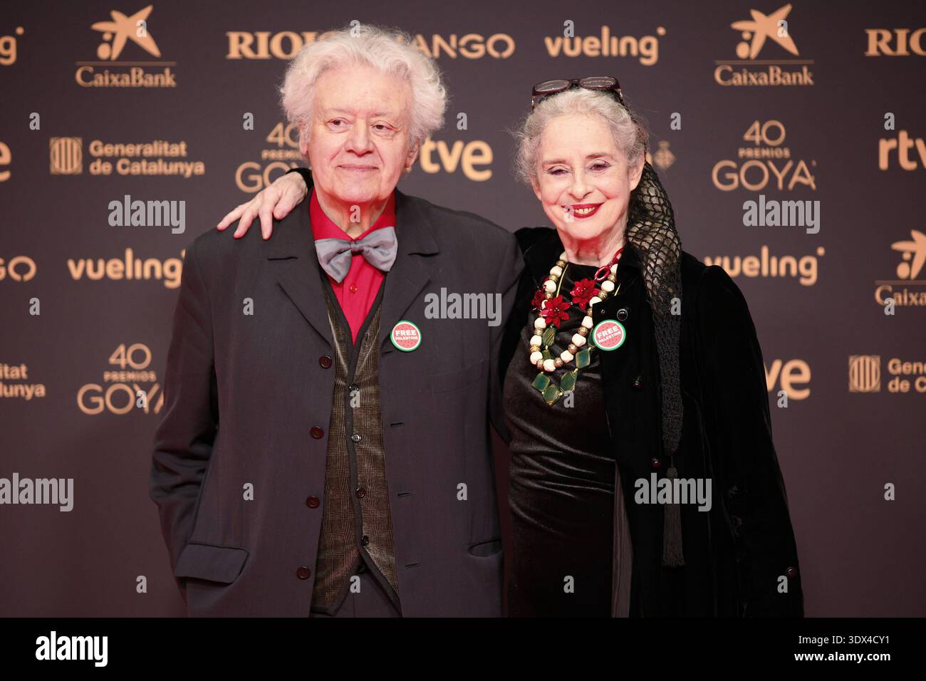 Barcelona, Spain. 28th Feb, 2026. Mario Gas and Vicky Peña attend the ...