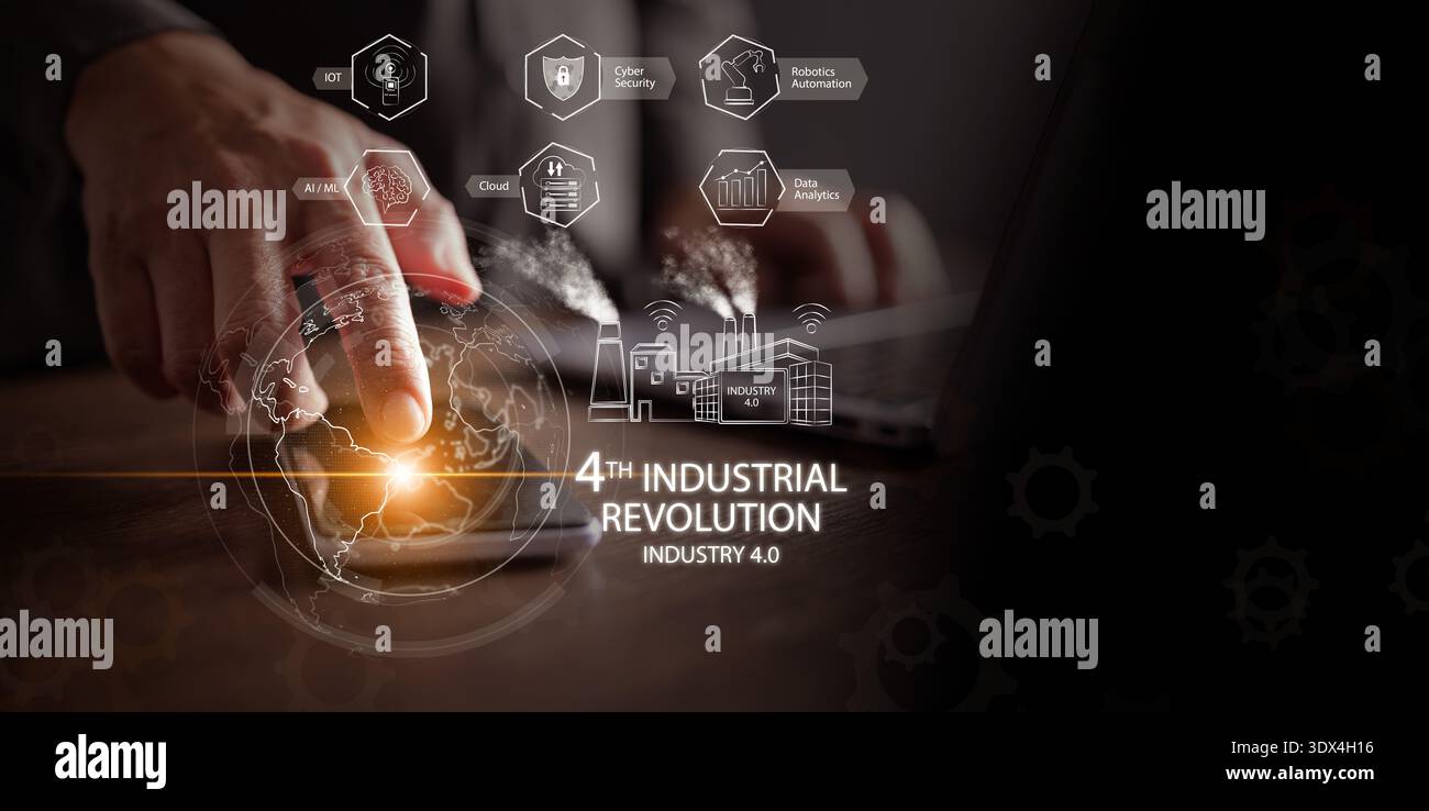 Fourth industrial revolution hi-res stock photography and images 
