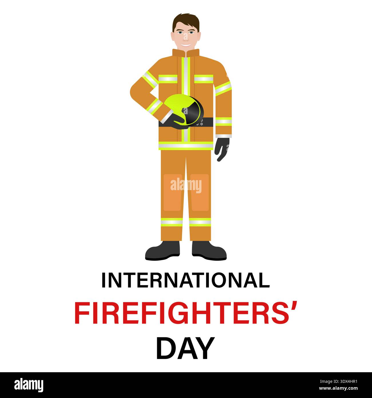 Firefighters. International Firefighters Day. Vector Illustration. Stock Vector