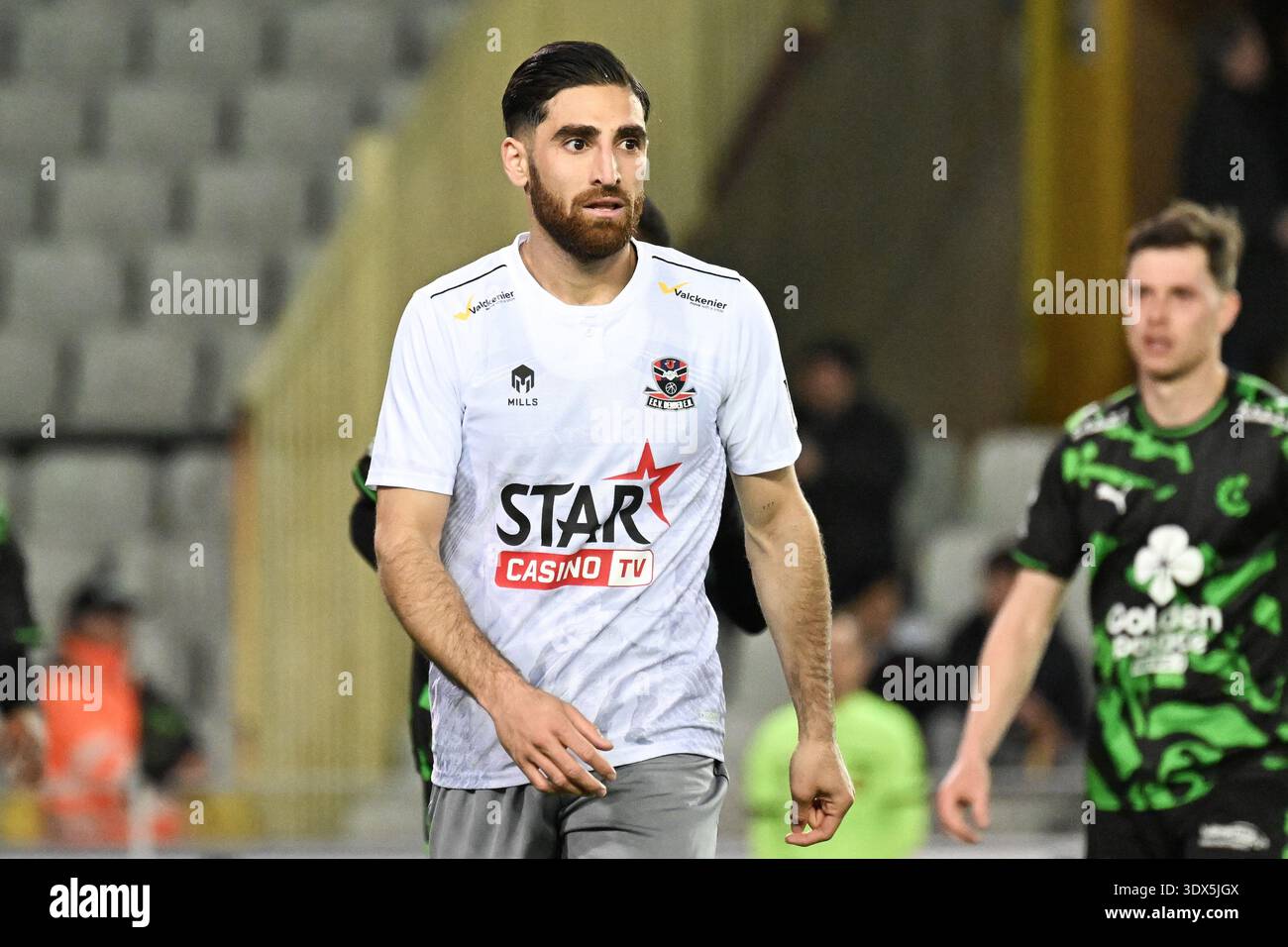 Brugge, Belgium. 01st Mar, 2026. Dender's Alireza Jahanbakhsh pictured  during a soccer match between Cercle Brugge KSV and FCV Dender EH, Sunday  01 March 2026 in Brugge, on day 27 of the