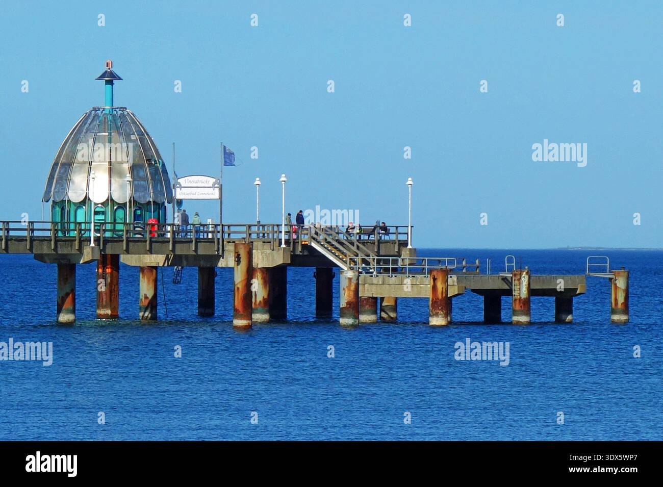 Wasser 2ÂC Luft 7ÂC - Ostseebad Zinnowitz, Seebrücke Zinnowitz 01.03. ...