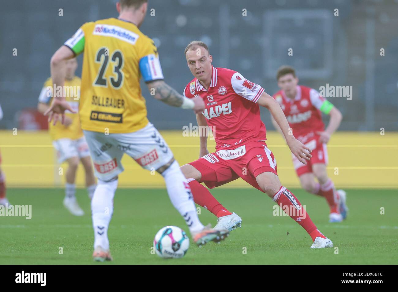 Graz, Austria, 01.MAR.26 - SOCCER - ADMIRAL Bundesliga, Grazer AK 1902 vs  SV Ried. The image shows Alexander Hofleitner (GAK). Credit: Franz Wolfgang  Rainer/Alamy Live News Stock Photo - Alamy