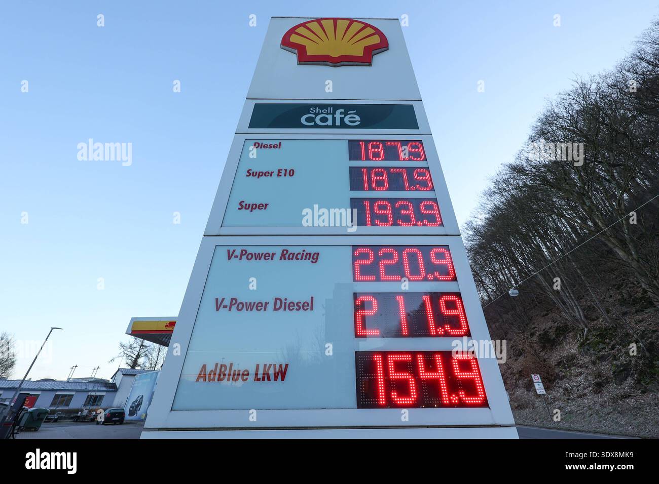 Preise Shell Tankstelle