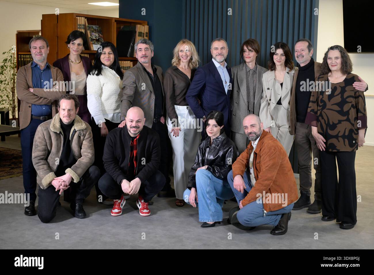 Cast attend the photocall of Rai tv series Imma Tataranni Sostituto ...