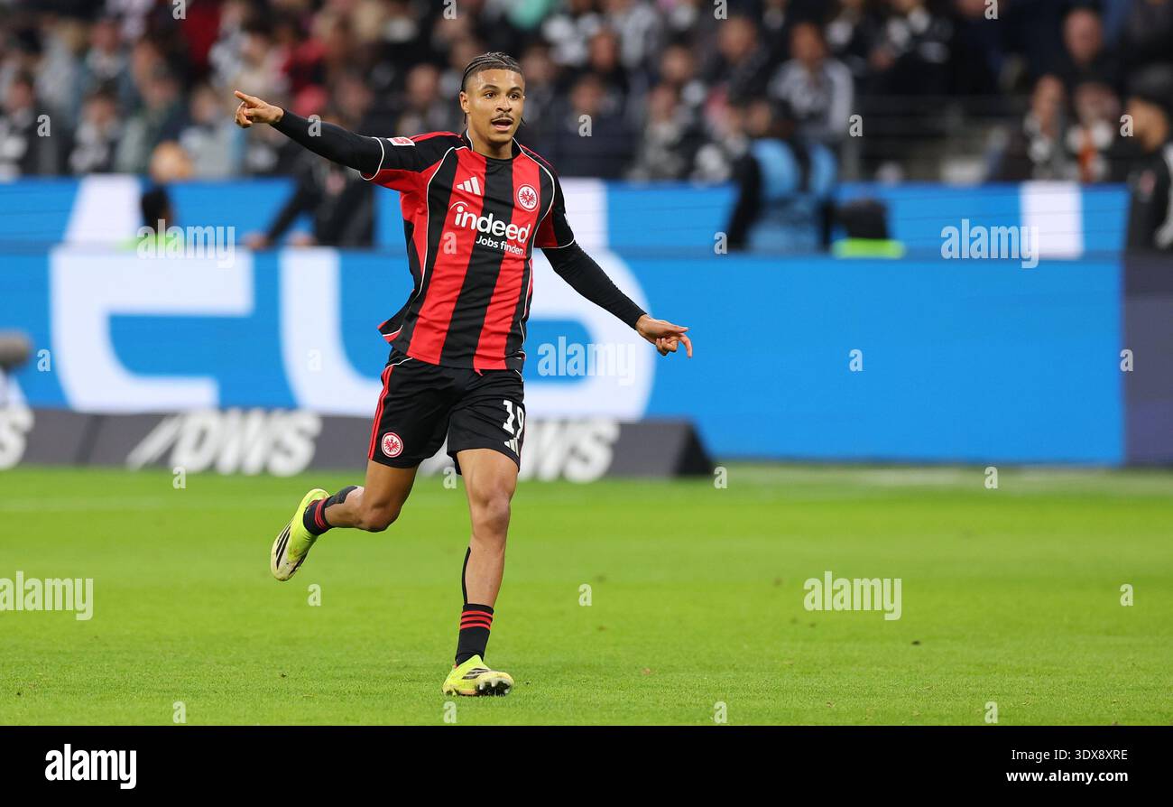 Jean-Matteo Bahoya (Frankfurt) Frankfurt, March 1, 2026, Soccer ...