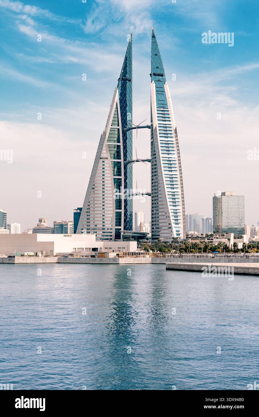 2 December 2025, Bahrain, Manama: World Trade Center featuring ...