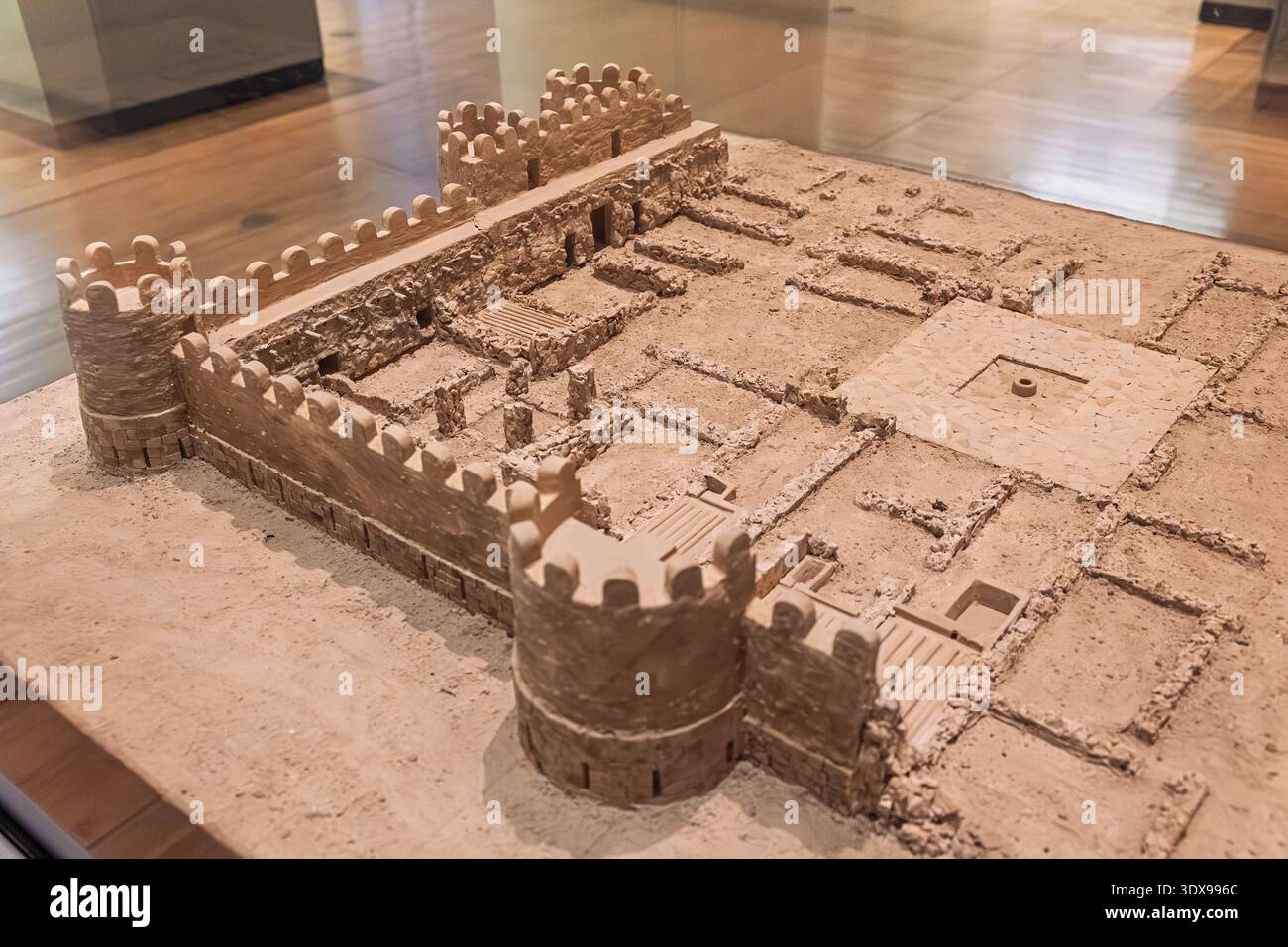 3 December 2025, Bahrain, Manama, National museum: Architectural model ...