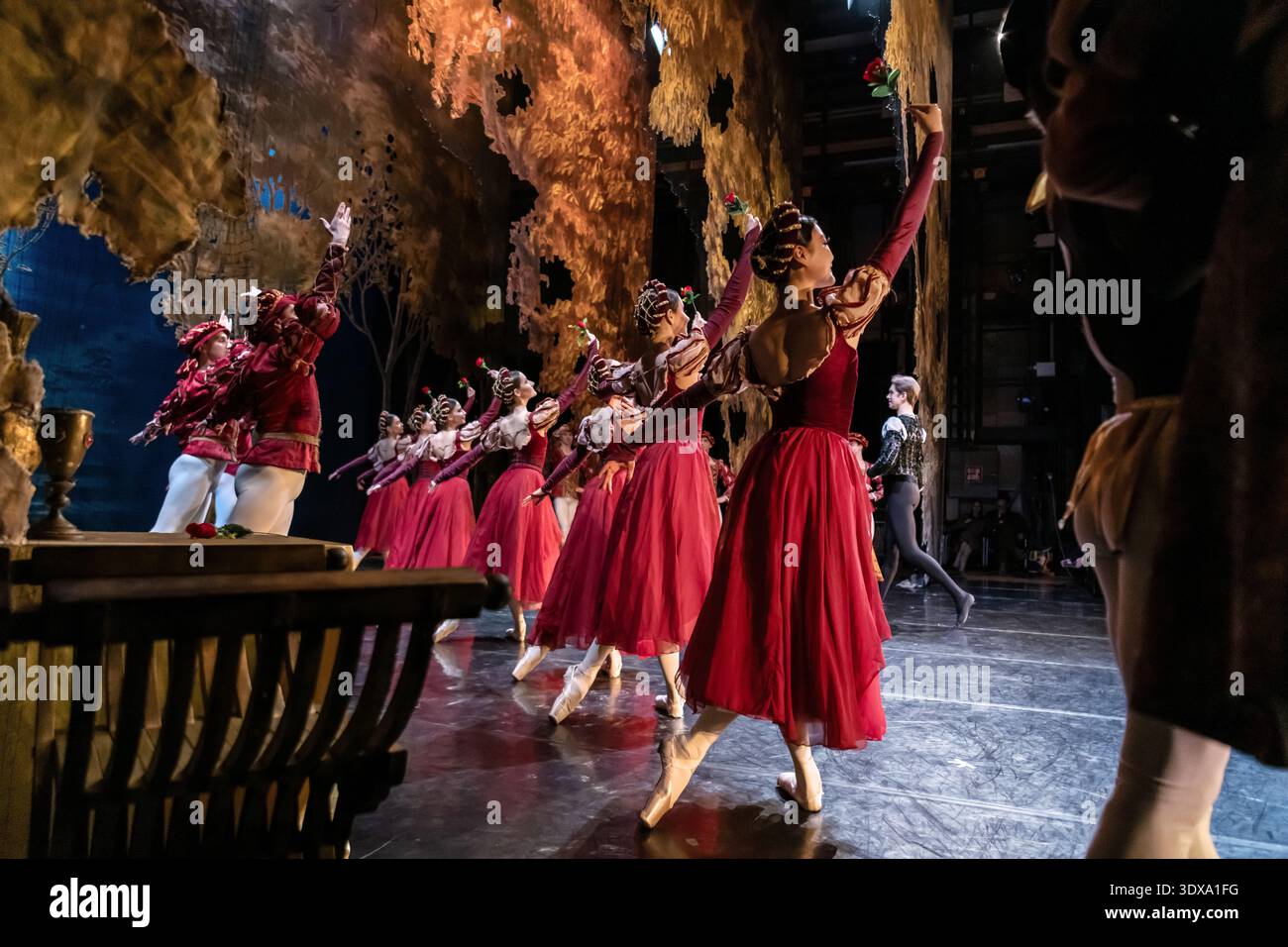 Dancer performing on stage in hi-res stock photography and images - Alamy