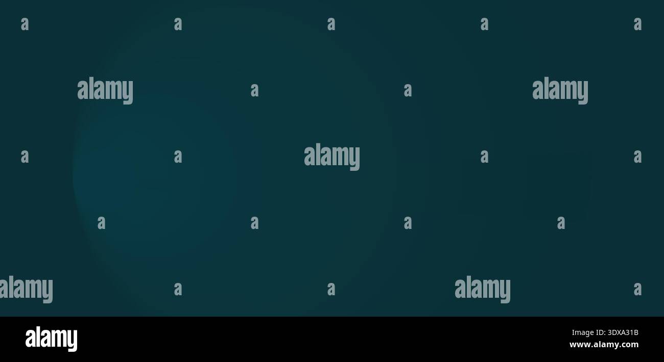 Ocean Teal to Deep Shadow Teal Smooth Background Stock Vector