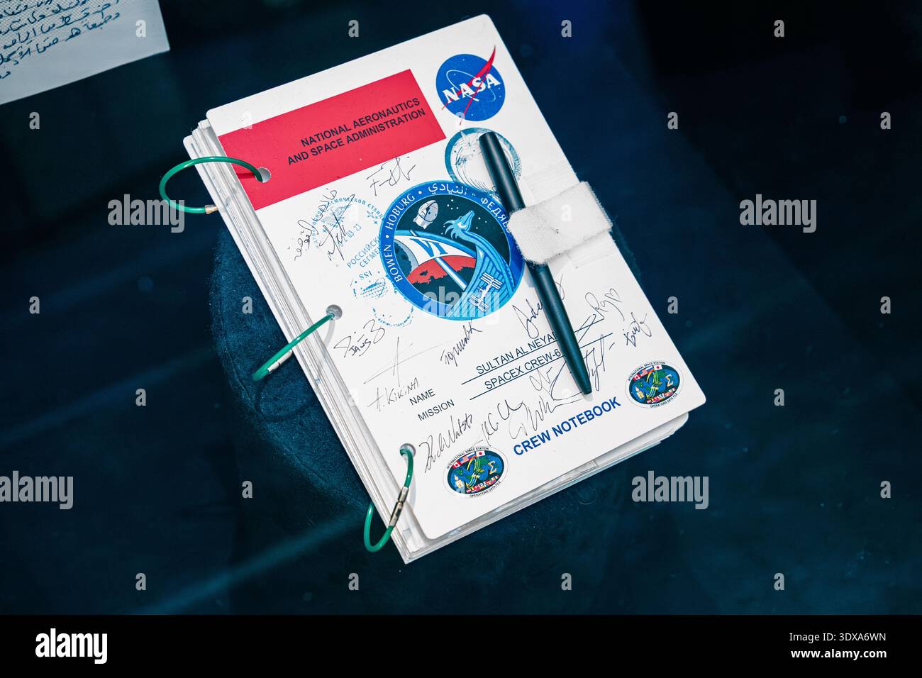 Nasa Noteboook 5 December 2025, Abu Dhabi, UAE: notebook featuring the NASA logo ...