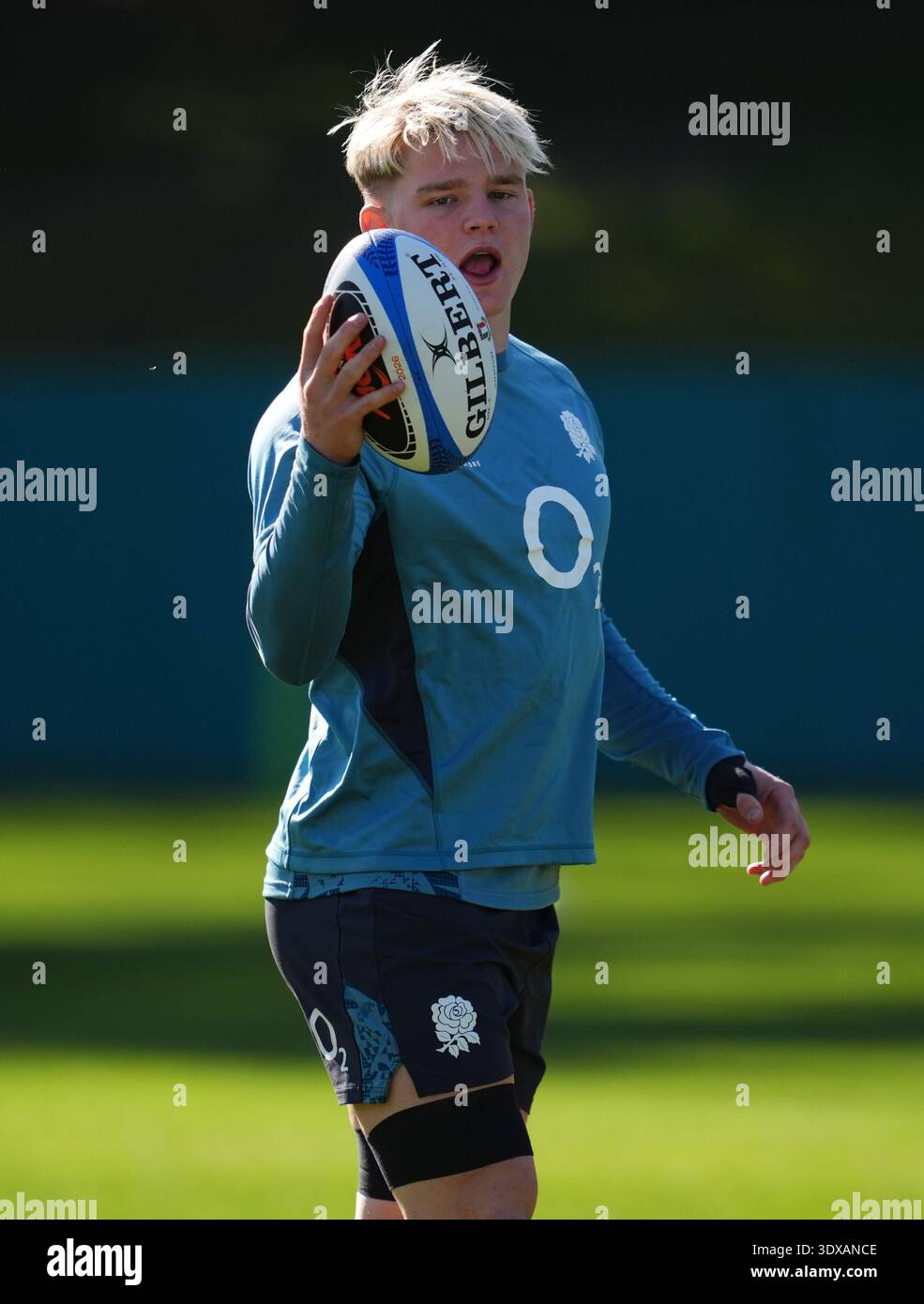 England's Henry Pollock during training at England Rugby Performance ...