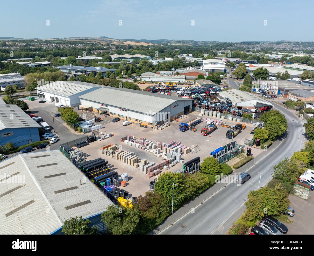 Frazers Builders Merchants, Exeter Stock Photo