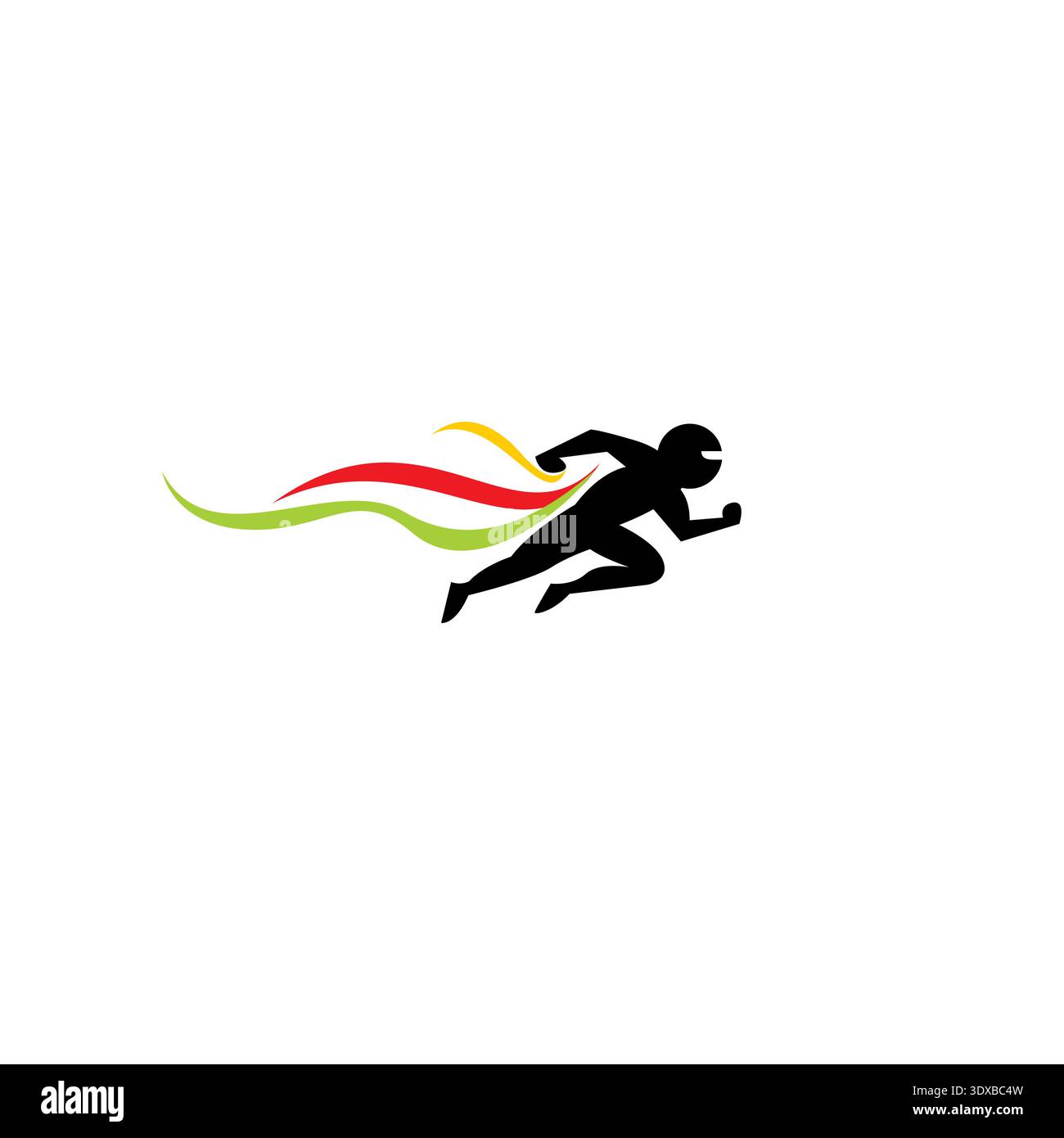 Running People Logo Vector. Run Icon Stock Vector