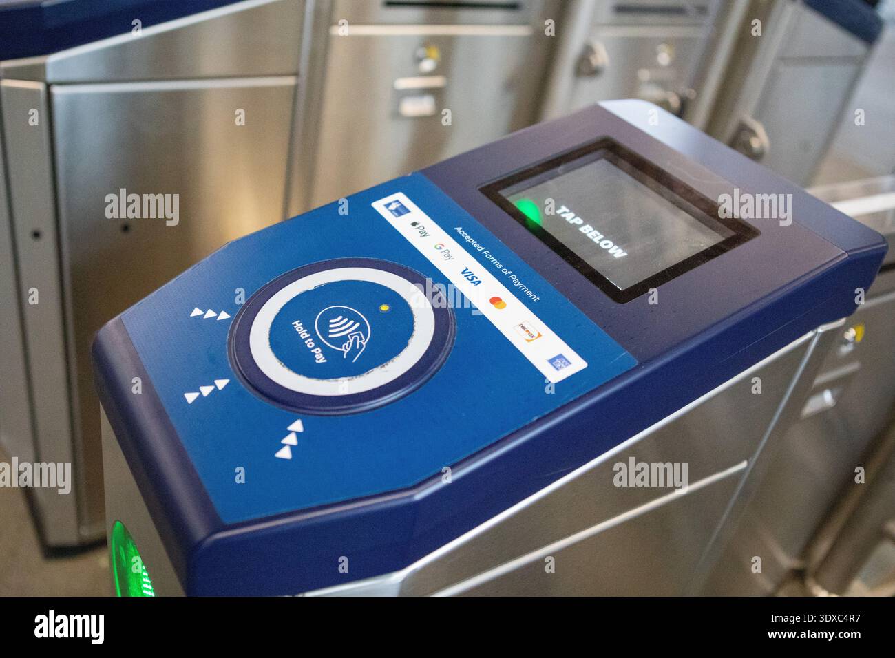 Dan Reader Machine A card reader at the Pleasant Hill/Contra Costa Centre BART station in ...