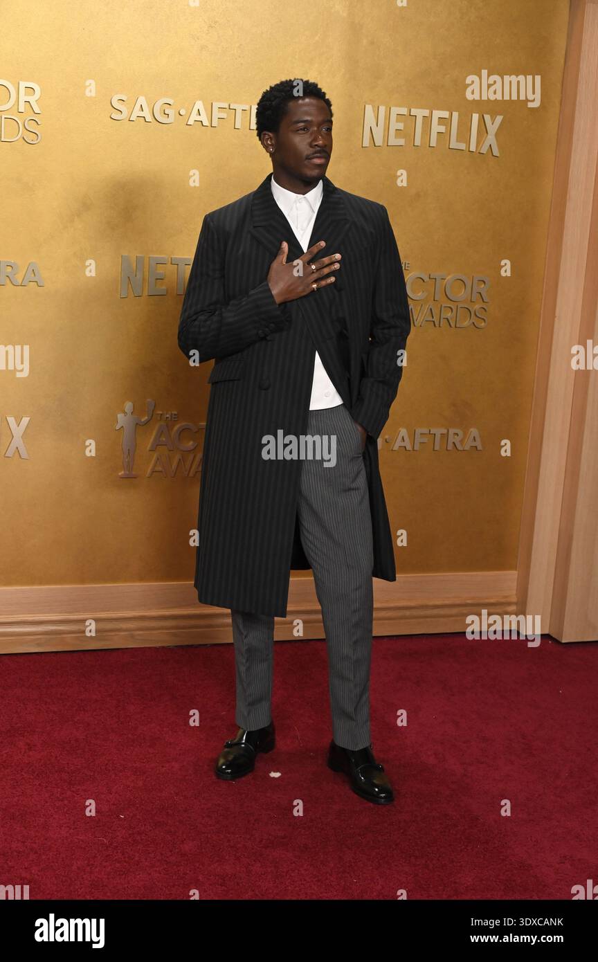 Los Angeles, CA USA. 1st Mar 2026. Damson Idris at the The 32nd Annual ...