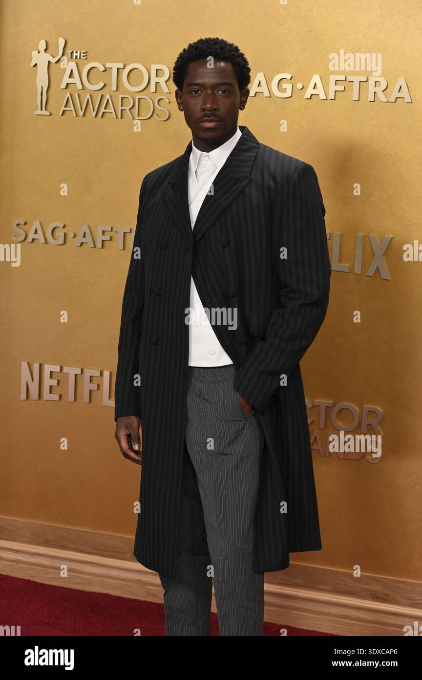 Los Angeles, CA USA. 1st Mar 2026. Damson Idris at the The 32nd Annual ...