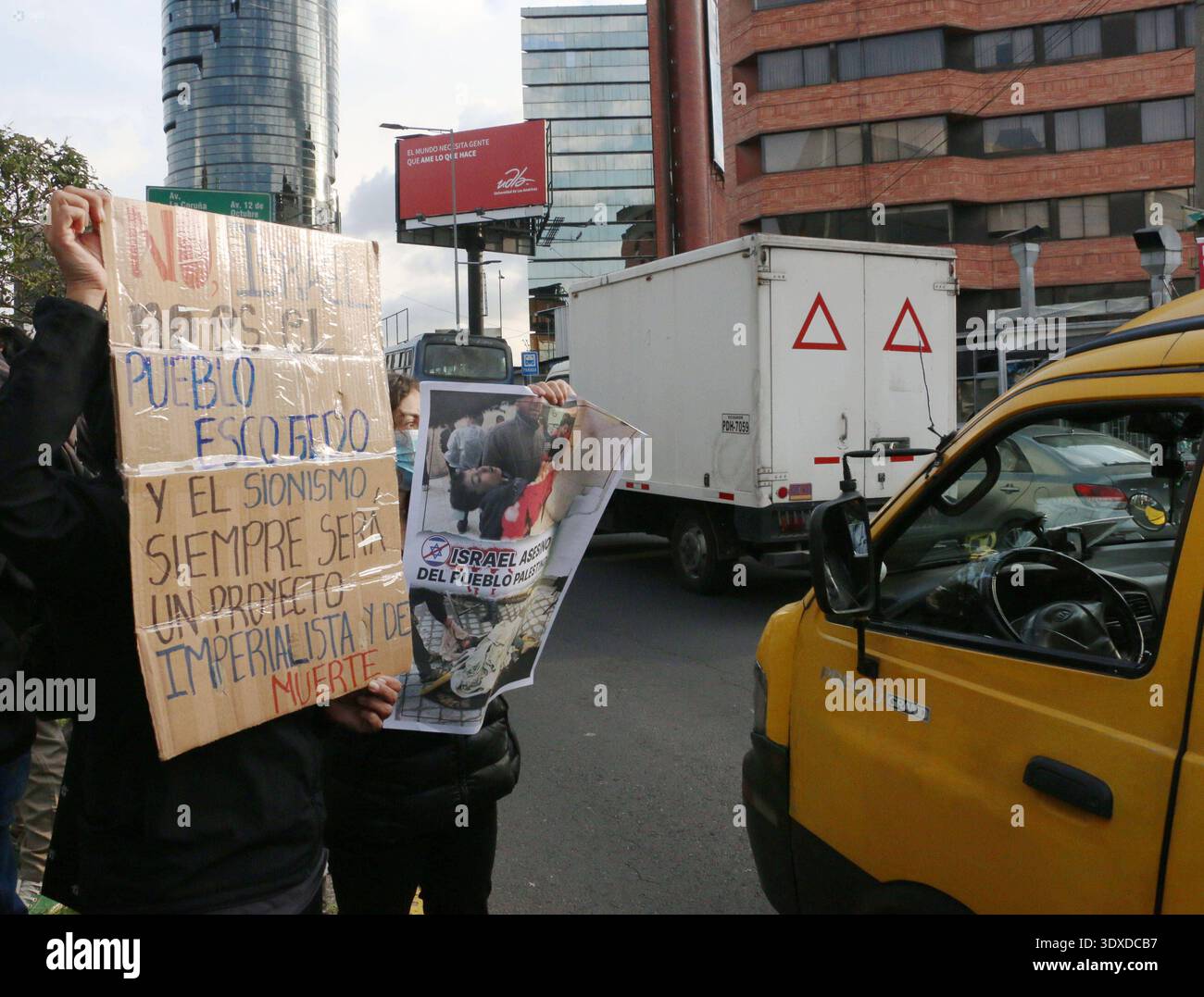 PROTEST EMBASSY OF ISRAEL Quito, Monday, March 2, 2026 Sit-in